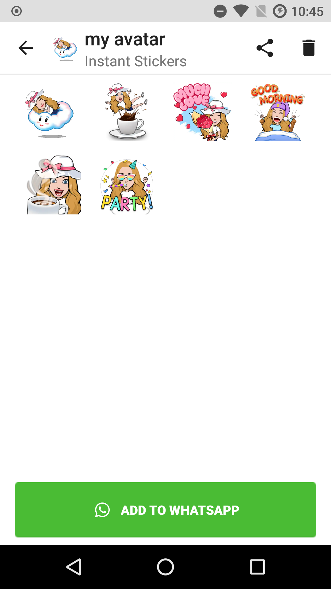 اسکرین شات 5 برنامه Instant Stickers