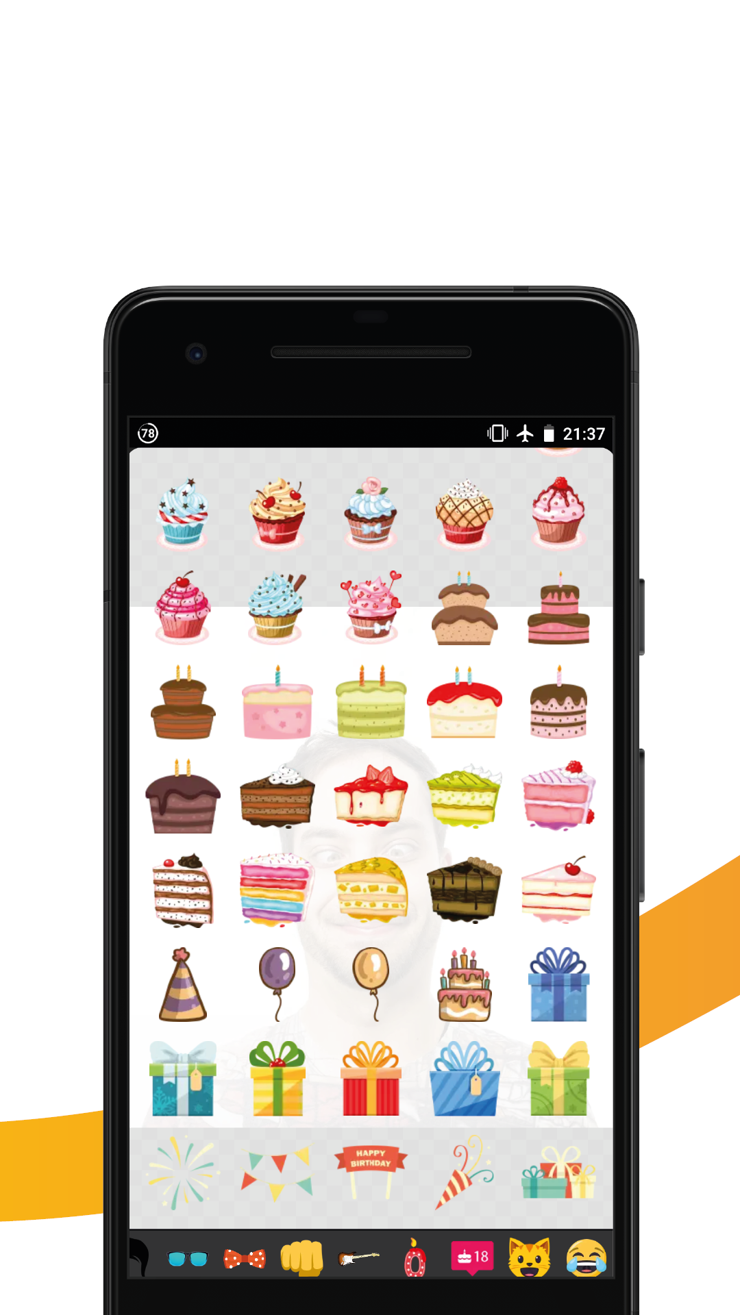 اسکرین شات 4 برنامه Create Stickers for WhatsApp