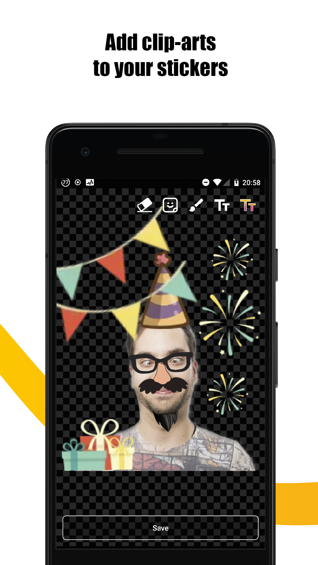 اسکرین شات 3 برنامه Create Stickers for WhatsApp