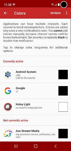 اسکرین شات 3 برنامه Holey Light (LED emulator for Samsung/Pixel)