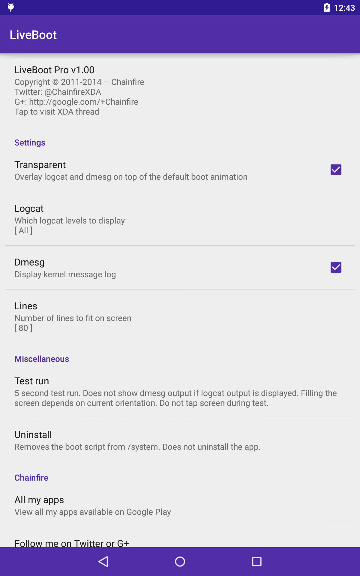 اسکرین شات 3 برنامه [root] LiveBoot