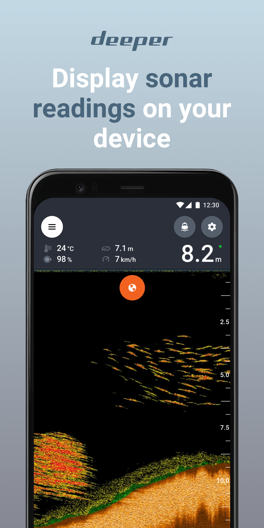 اسکرین شات 3 برنامه Fish Deeper - Fishing App