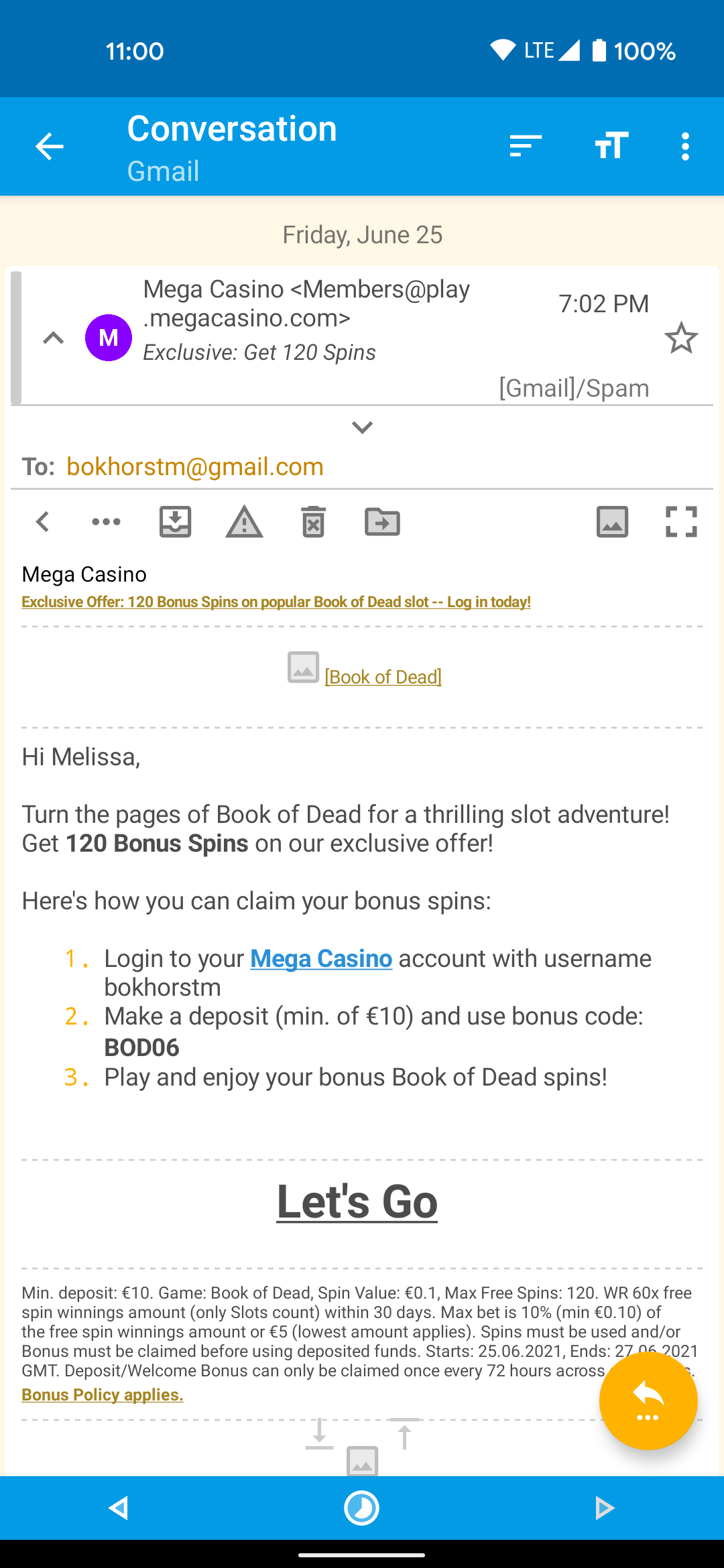 اسکرین شات 4 برنامه FairEmail, privacy aware email