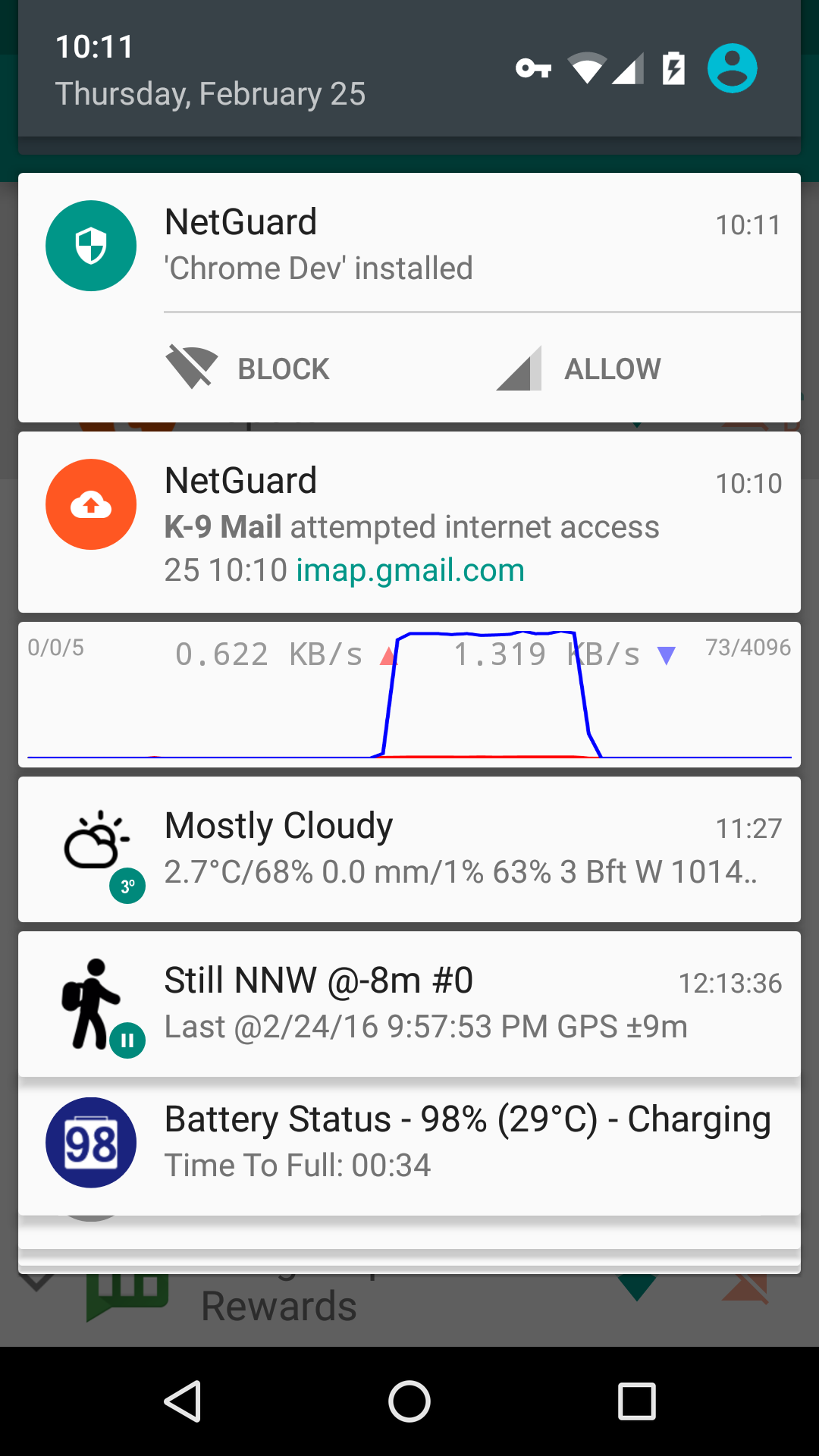 اسکرین شات 5 برنامه NetGuard - no-root firewall