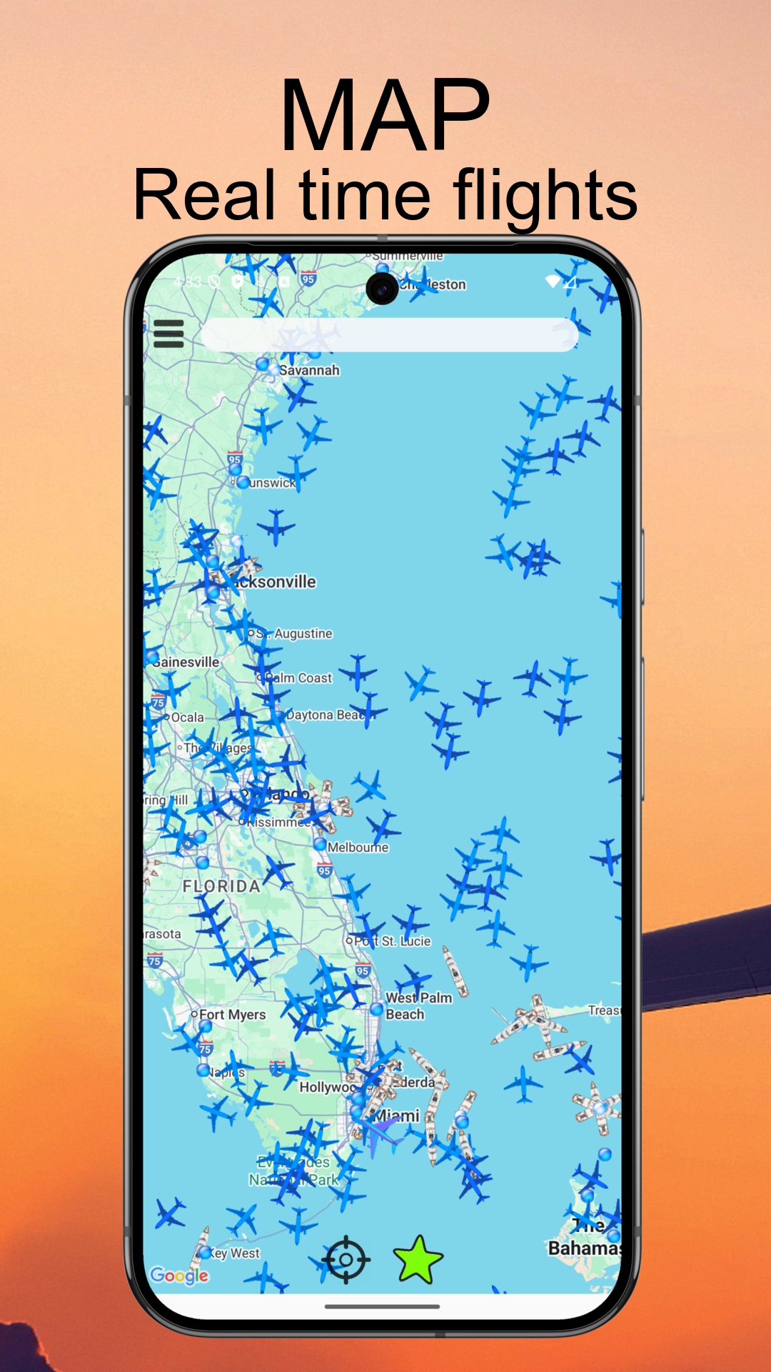 اسکرین شات 1 برنامه Air Traffic - flight tracker