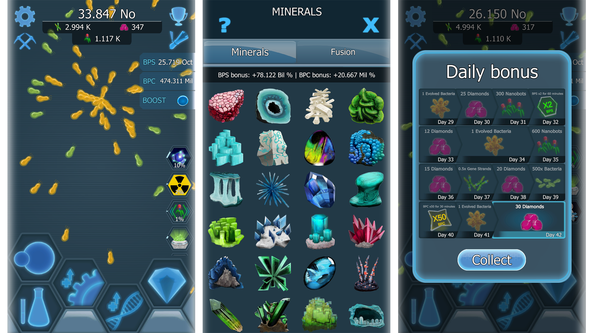 اسکرین شات 6 بازی Bacterial Takeover: Idle games