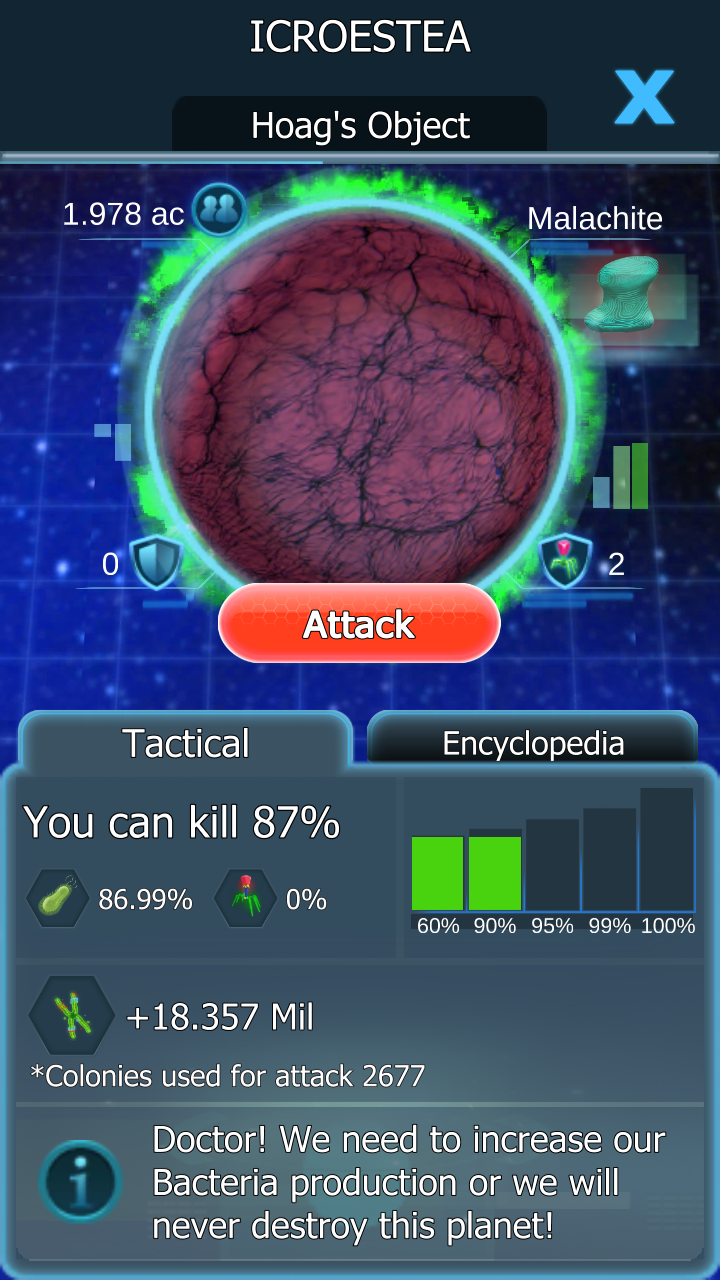 اسکرین شات 1 بازی Bacterial Takeover: Idle games