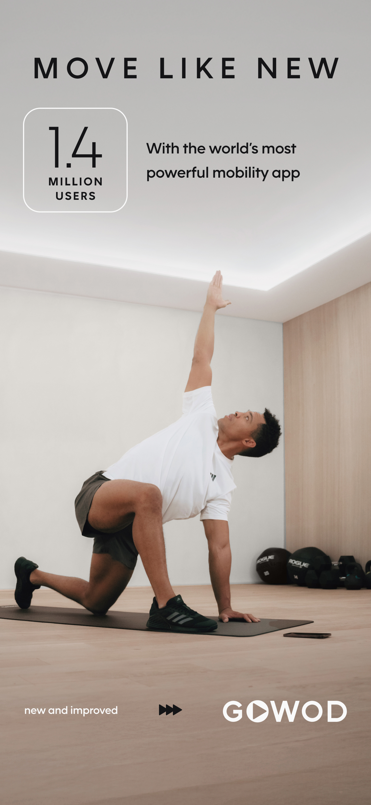 اسکرین شات 1 برنامه GOWOD – Mobility & Stretching