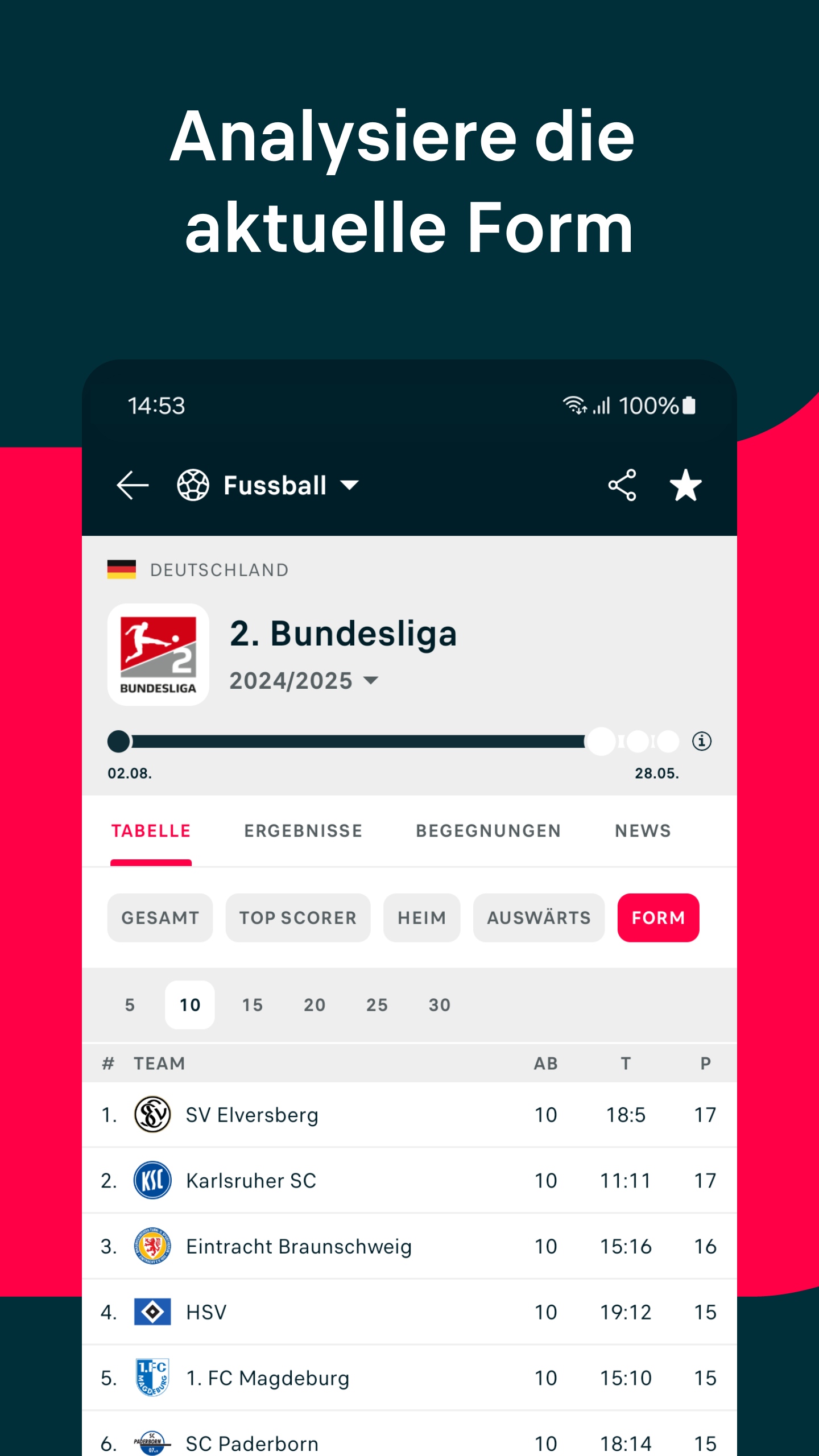 اسکرین شات 7 برنامه Flashscore: Ergebnisse & News