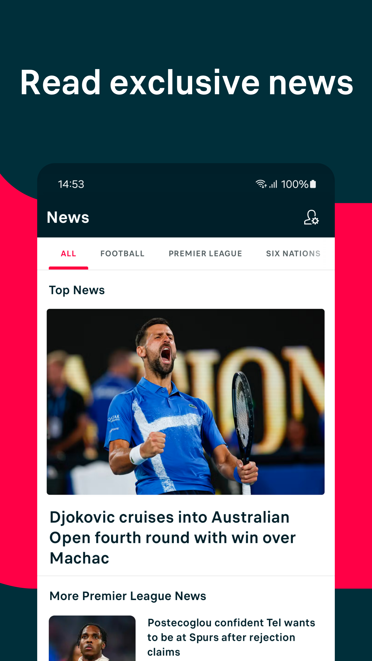 اسکرین شات 2 برنامه Flashscore: Live Scores & News