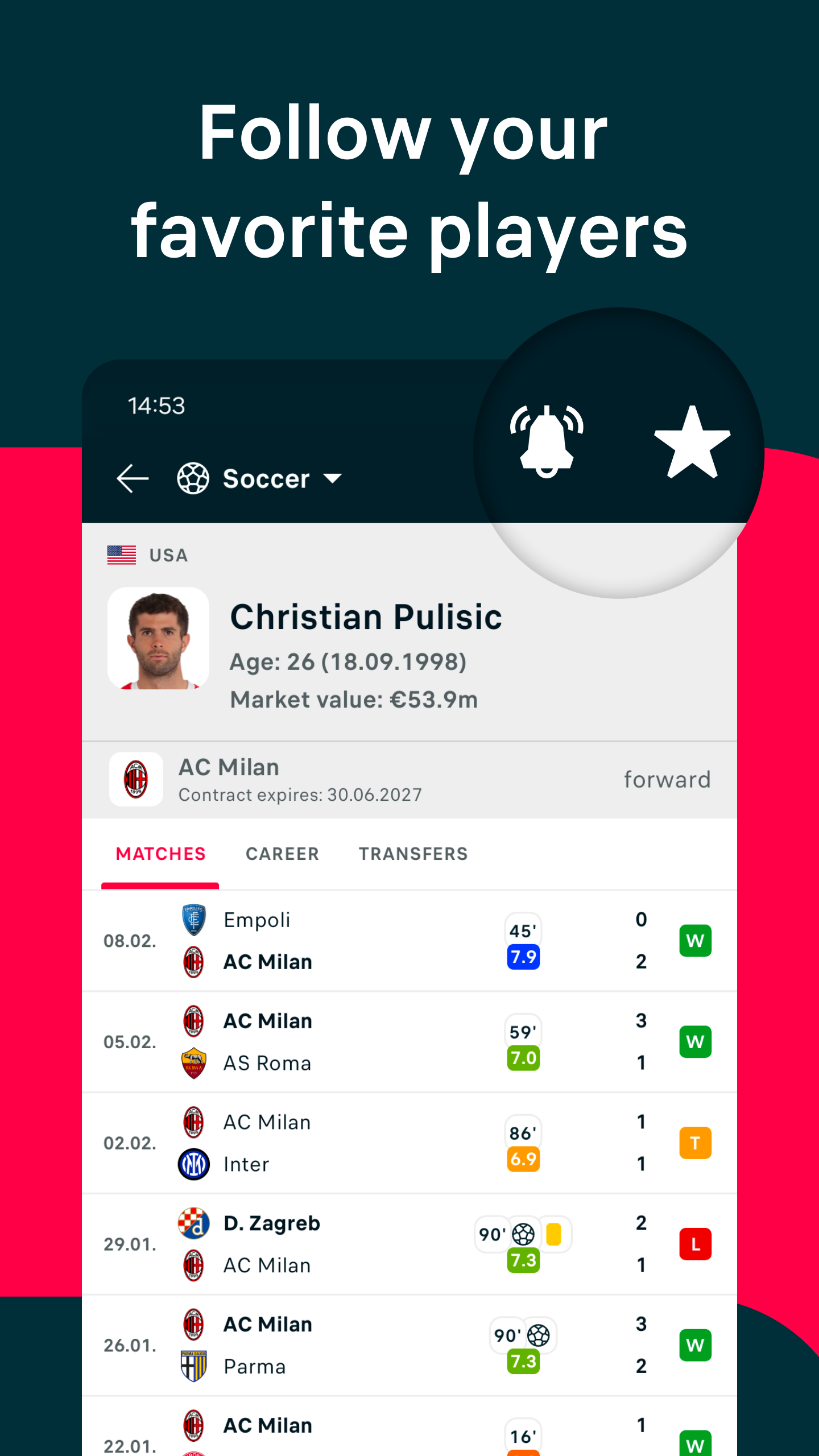 اسکرین شات 3 برنامه Flashscore: Scores & News