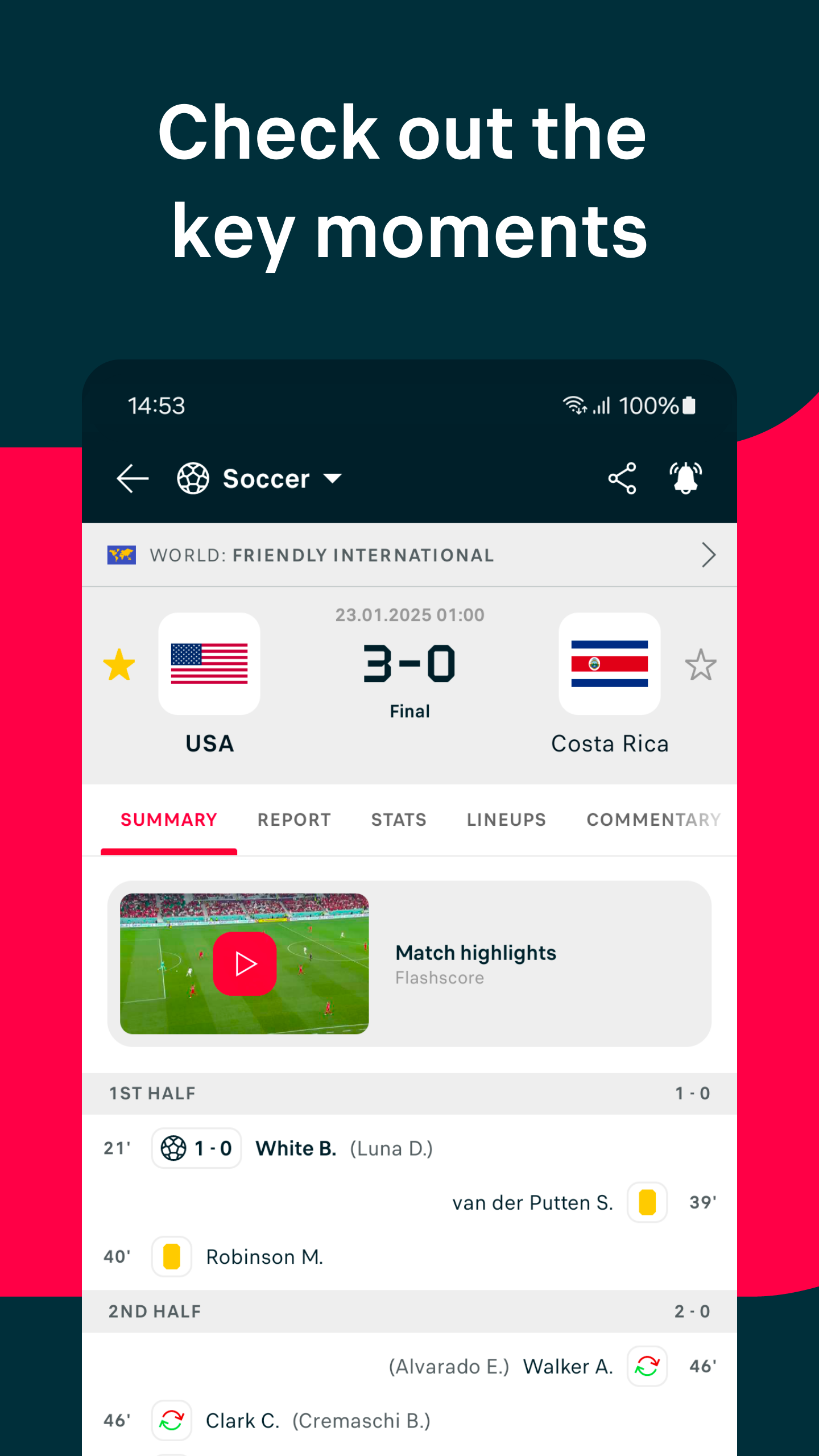 اسکرین شات 7 برنامه Flashscore: Scores & News
