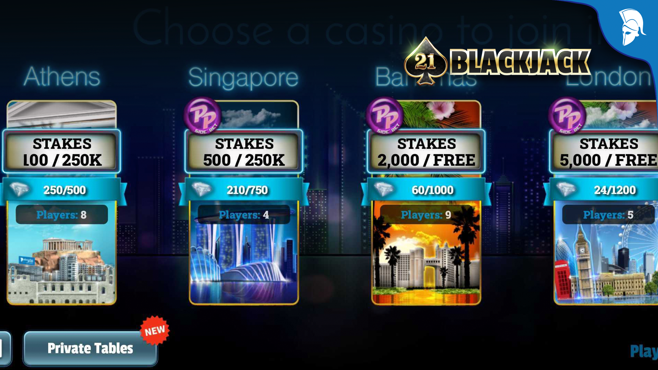 اسکرین شات 7 بازی BlackJack 21 - Online Casino