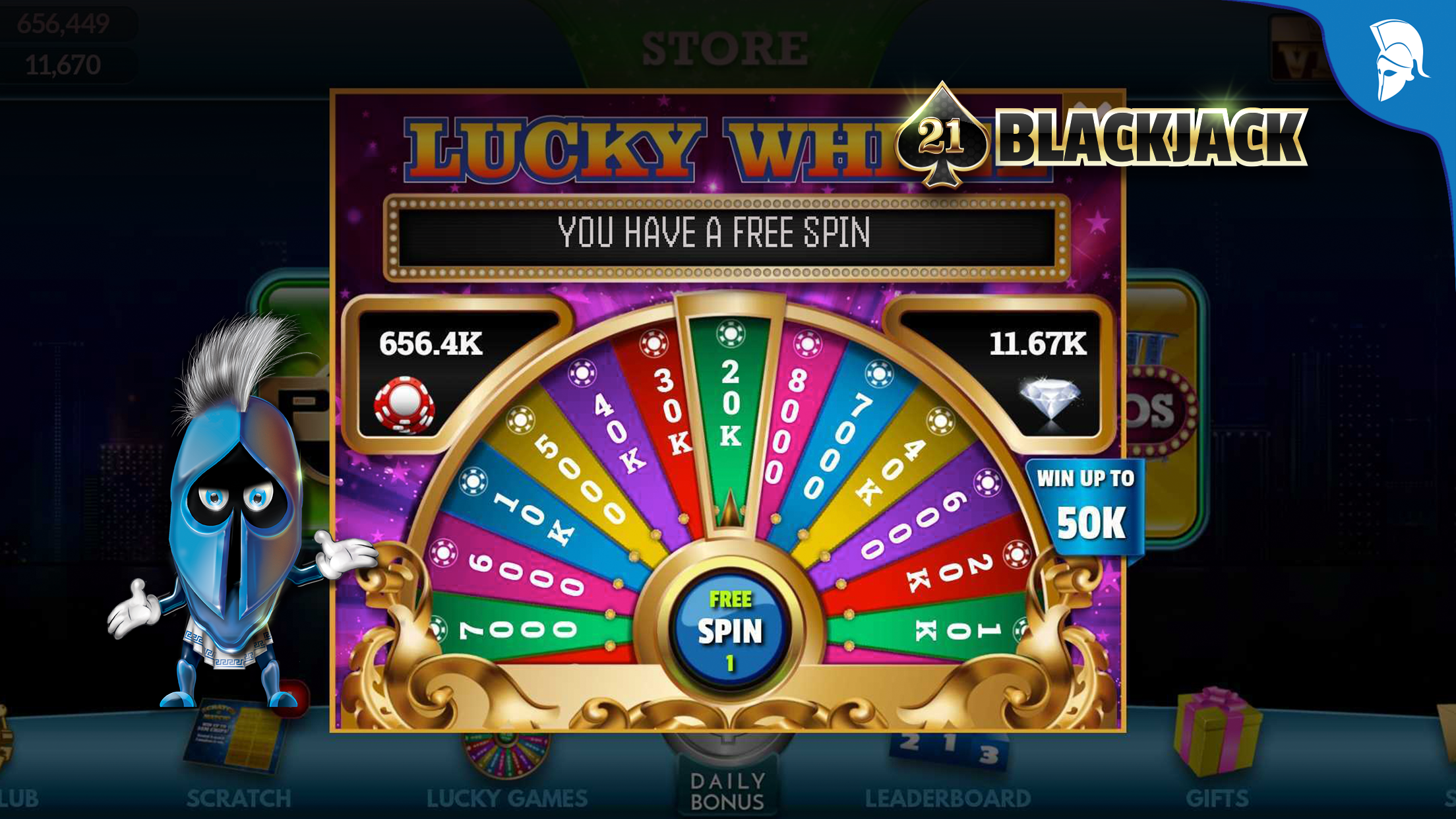 اسکرین شات 4 بازی BlackJack 21 - Online Casino