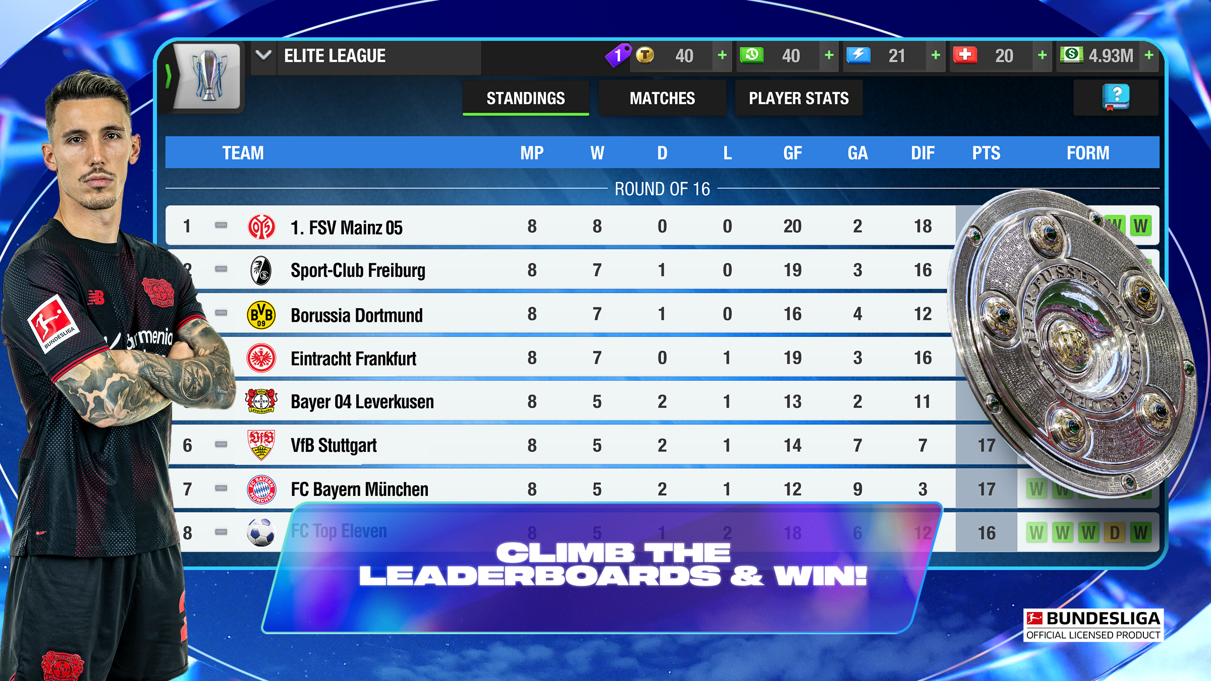 اسکرین شات 6 بازی Top Eleven Be a Soccer Manager