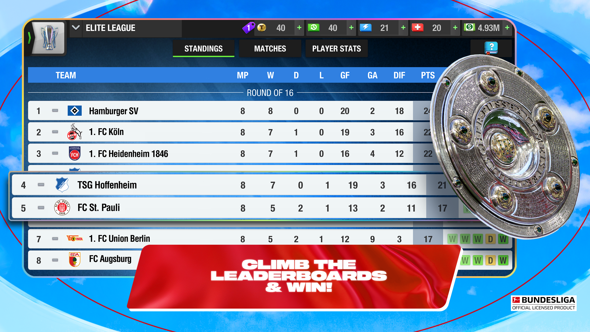 اسکرین شات 7 بازی Top Eleven Be a Soccer Manager