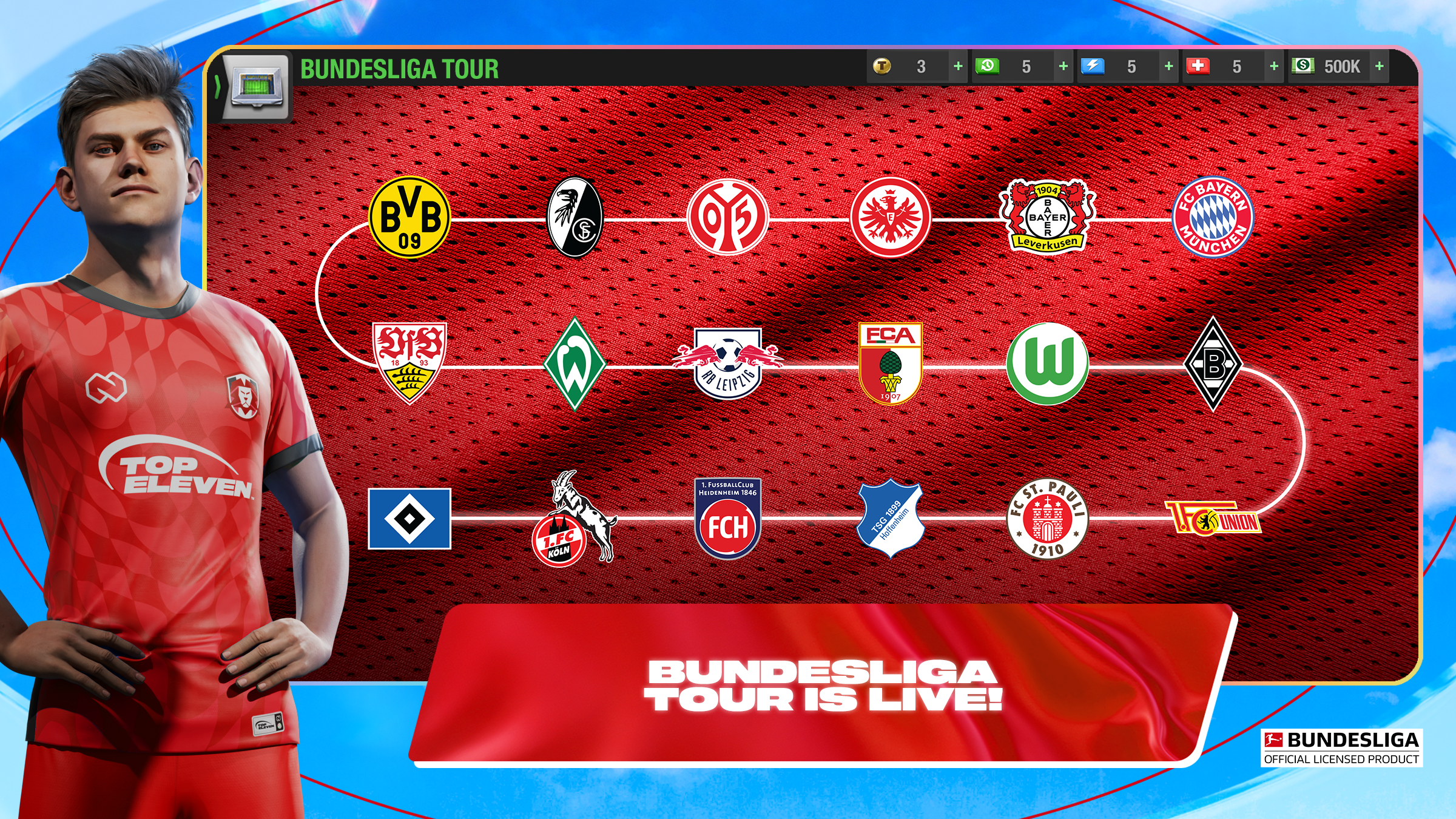 اسکرین شات 1 بازی Top Eleven Be a Soccer Manager