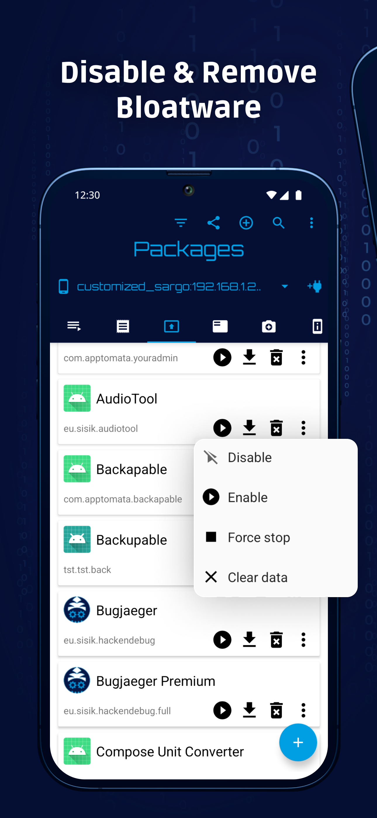 اسکرین شات 4 برنامه Bugjaeger Mobile ADB - USB OTG