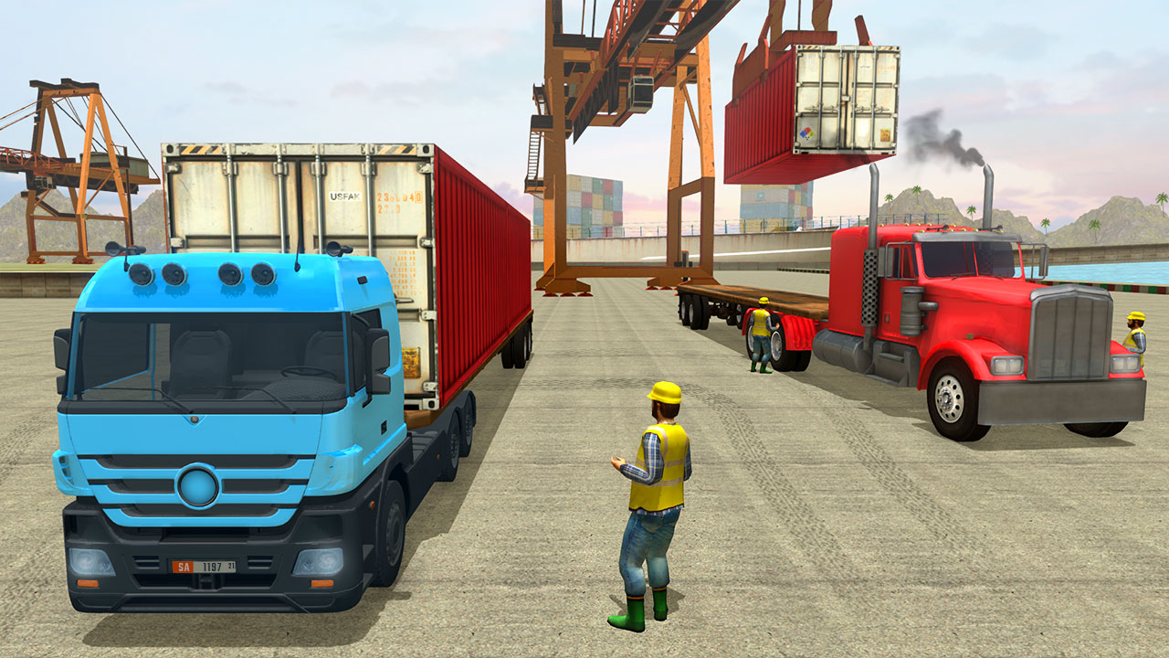 اسکرین شات 3 بازی Truck Simulator: Driving Games