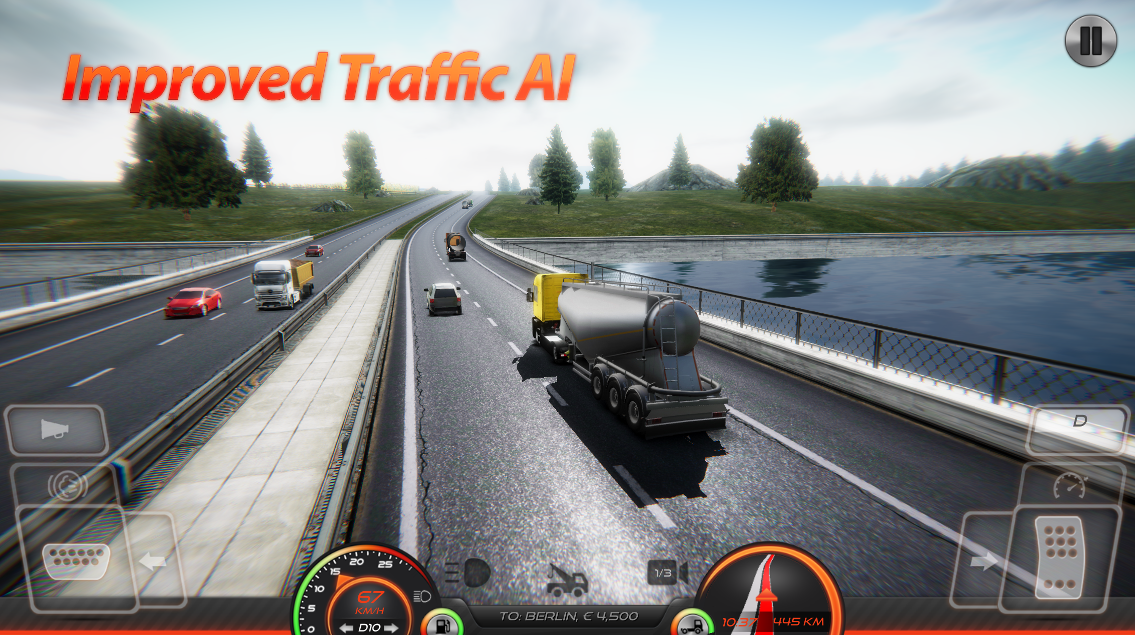 اسکرین شات 2 بازی Truckers of Europe 2