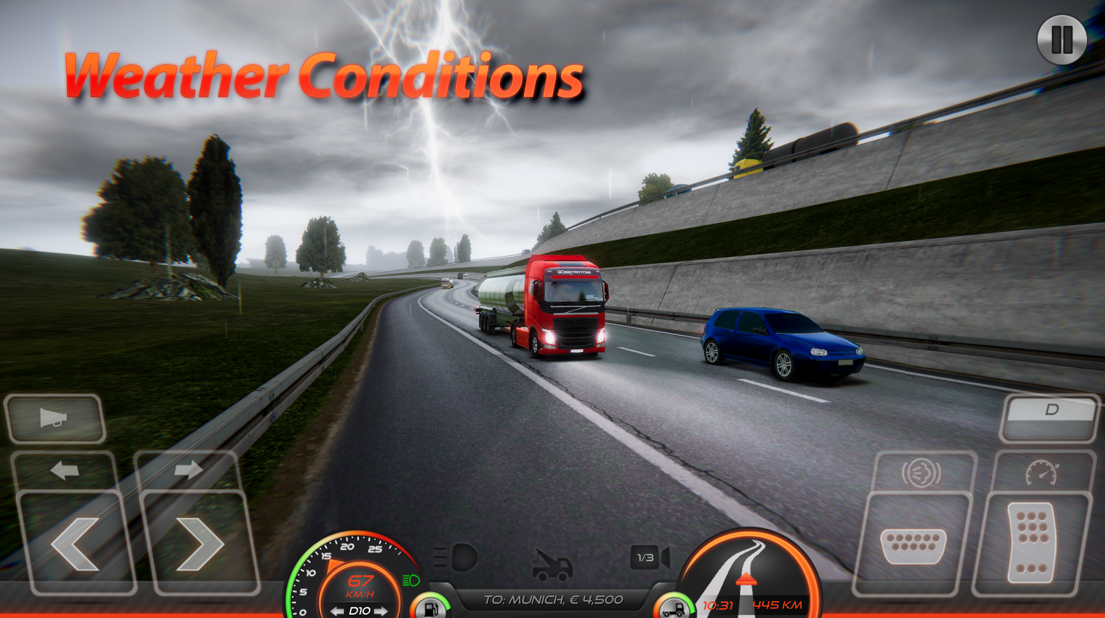 اسکرین شات 3 بازی Truckers of Europe 2