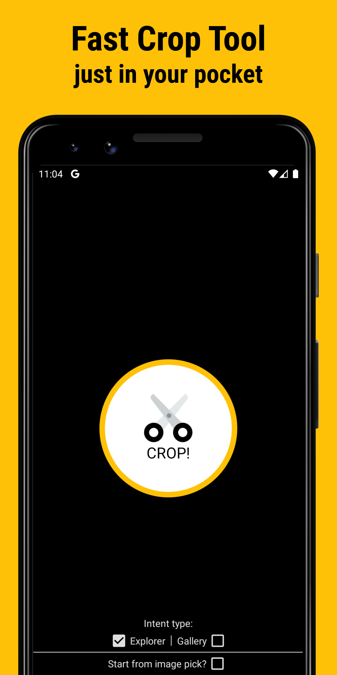 اسکرین شات 5 برنامه Crop My Pic: Crop Resize Image