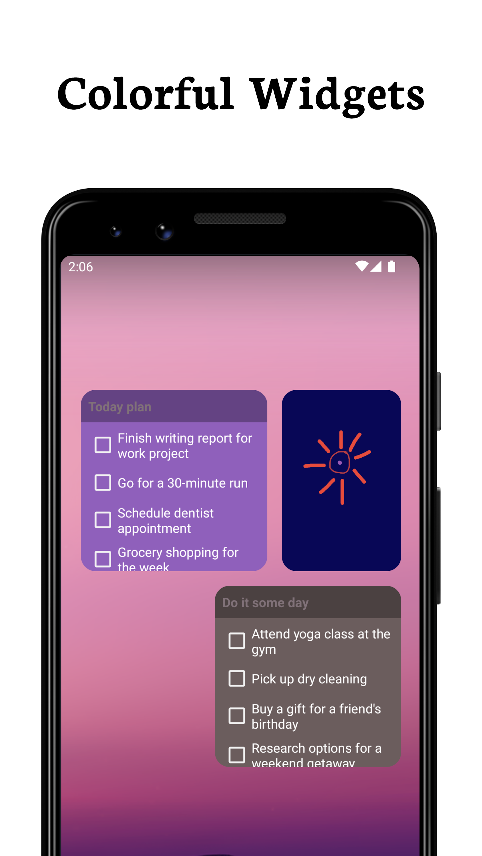 اسکرین شات 6 برنامه Color Note Diary - RainbowPad