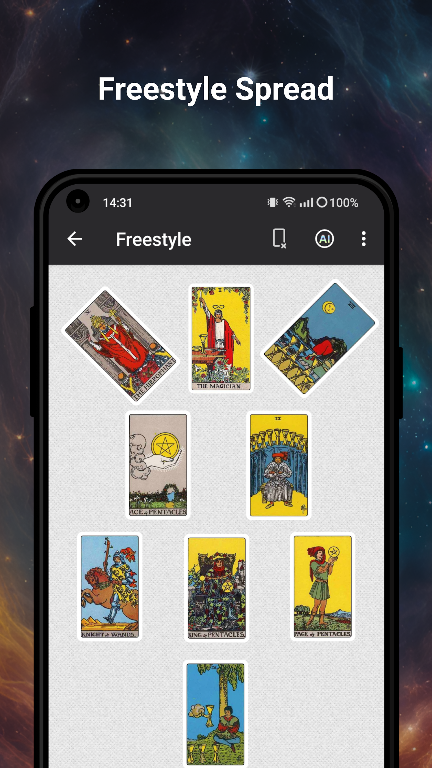 اسکرین شات 7 برنامه Tarot Divination - Cards Deck