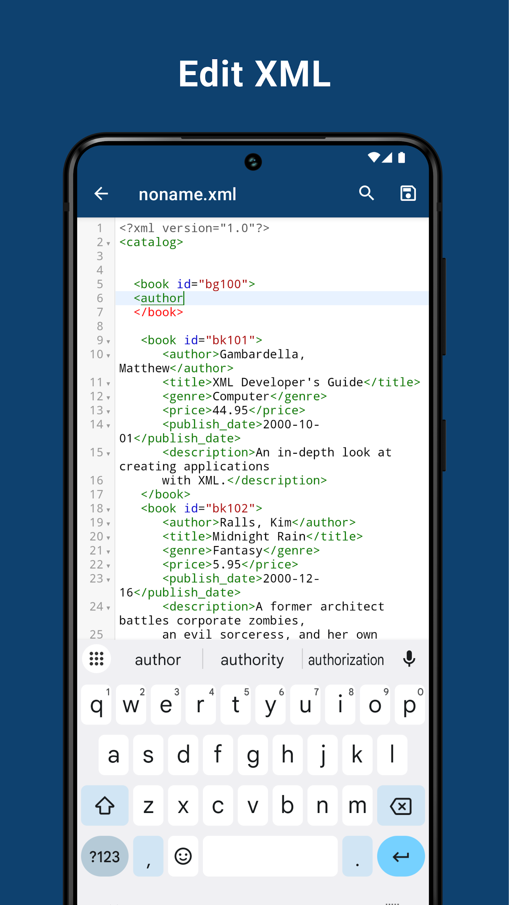 اسکرین شات 3 برنامه XML Viewer - Reader and Opener
