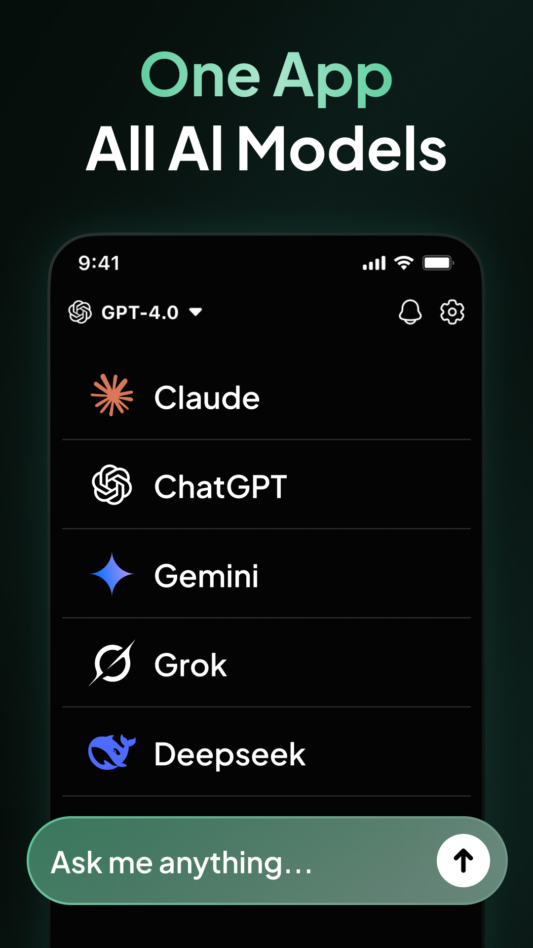 اسکرین شات 1 برنامه Ask Me Anything - AI Chatbot