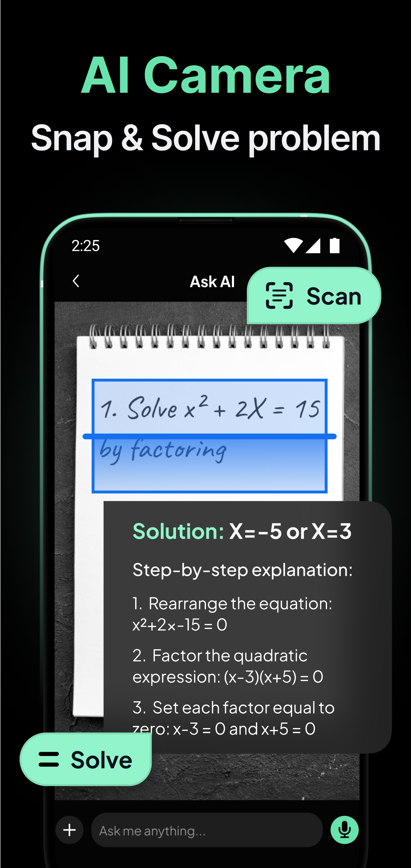 اسکرین شات 2 برنامه Ask Me Anything - AI Chatbot