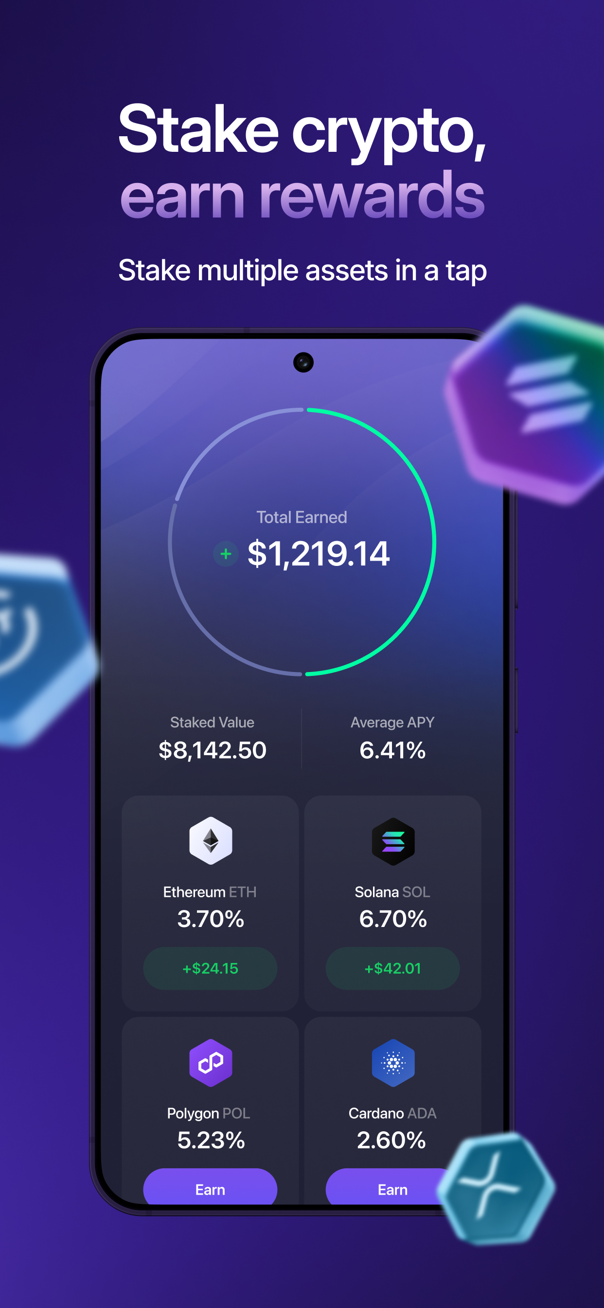 اسکرین شات 4 برنامه Exodus: Crypto Bitcoin Wallet