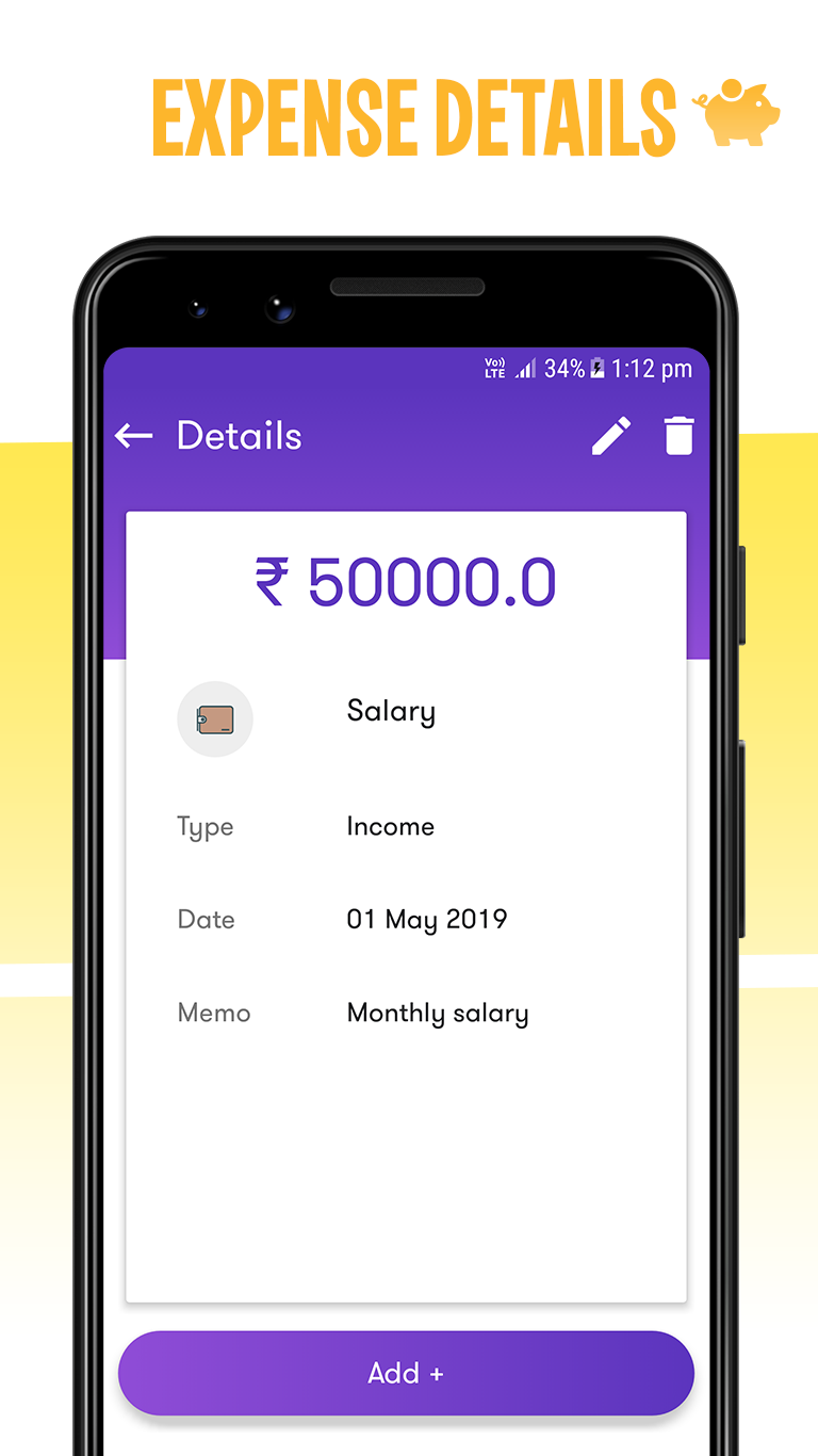 اسکرین شات برنامه Money Manager : Expense Tracke 2