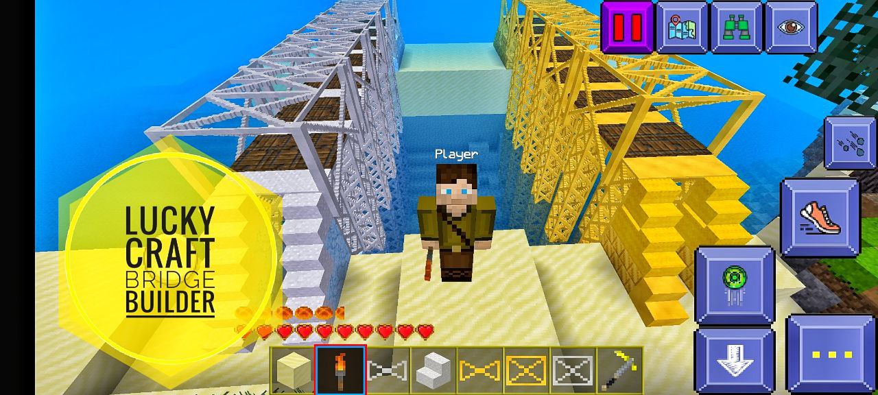 اسکرین شات 3 بازی LuckyCraft Bridge Builder