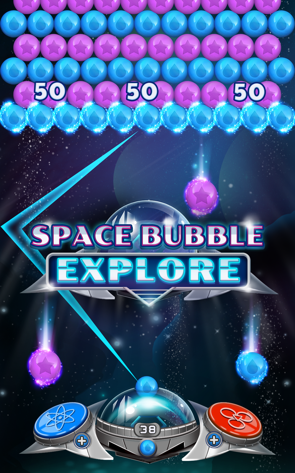اسکرین شات 5 بازی Space Bubble Explore