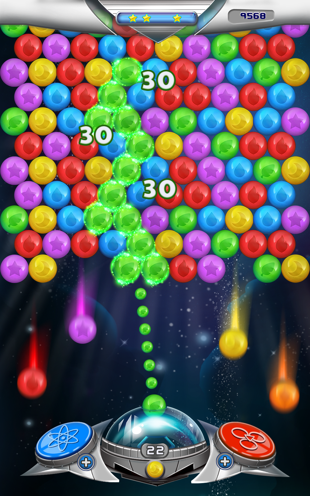 اسکرین شات 3 بازی Space Bubble Explore