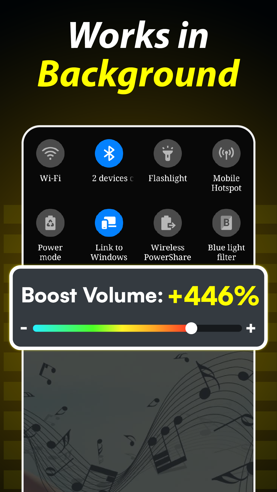 اسکرین شات 4 برنامه Volume Booster・Sound Amplifier