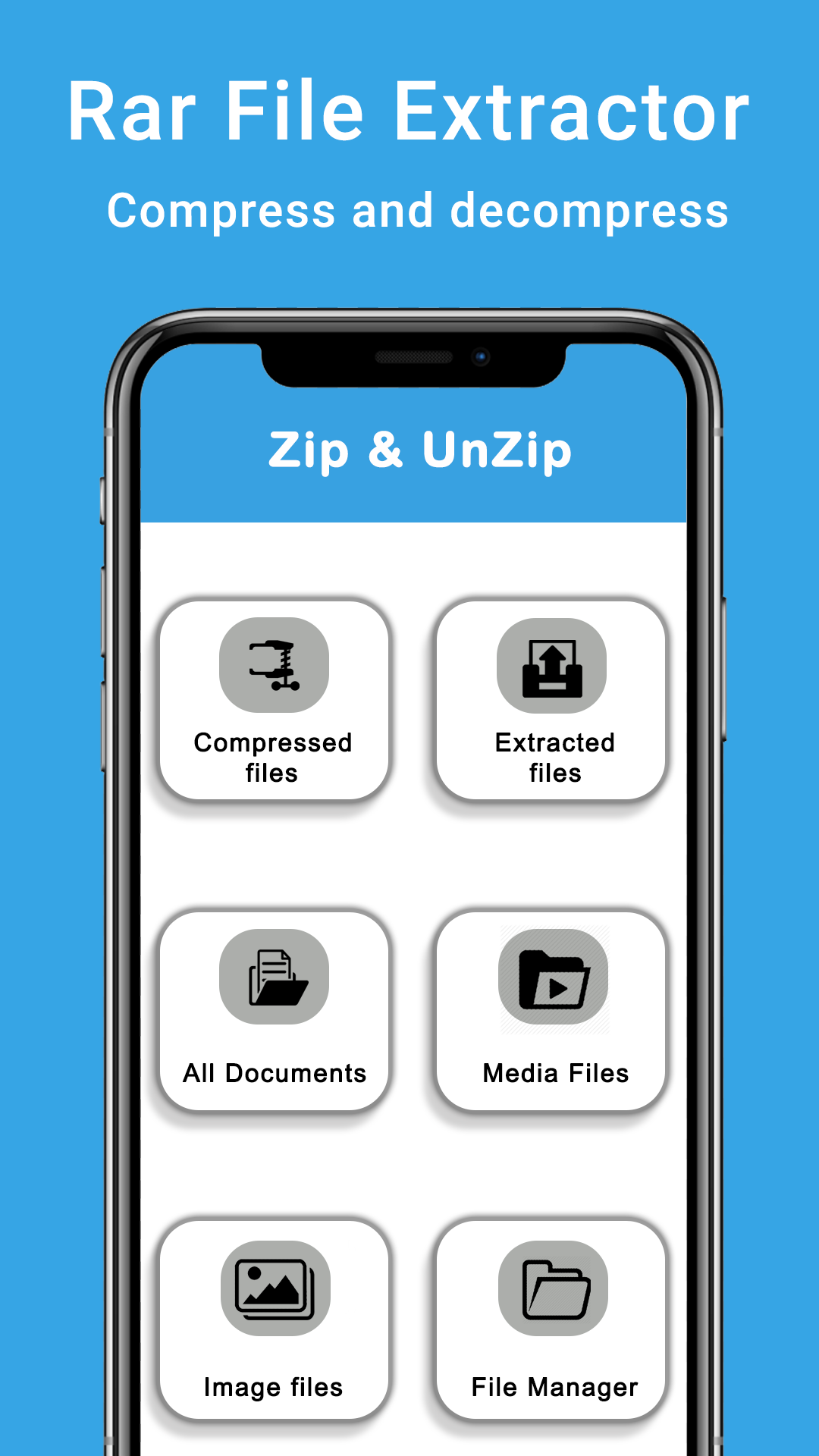 اسکرین شات 6 برنامه Rar Extractor: zip Extractor