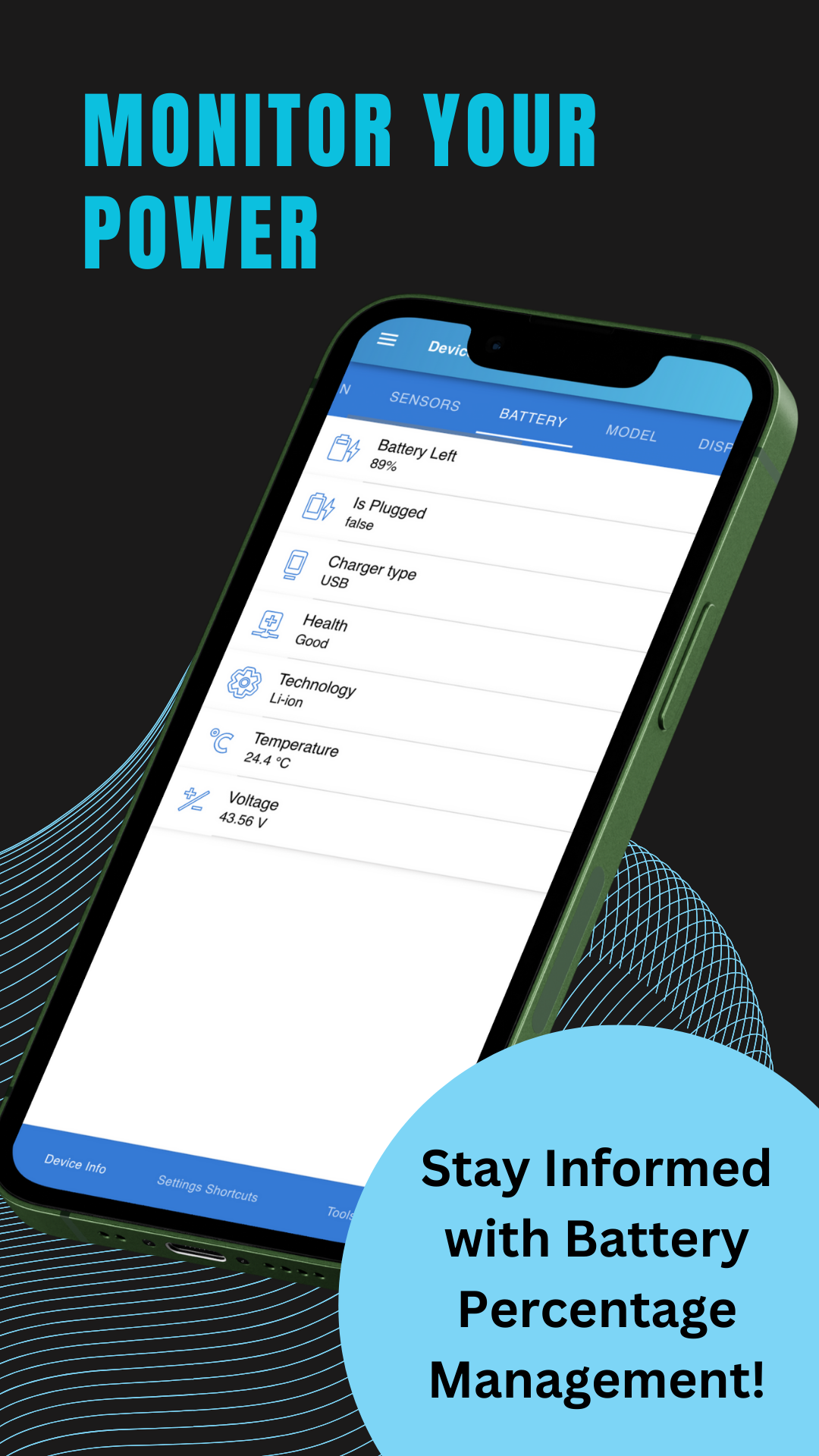 اسکرین شات 5 برنامه My Device Settings