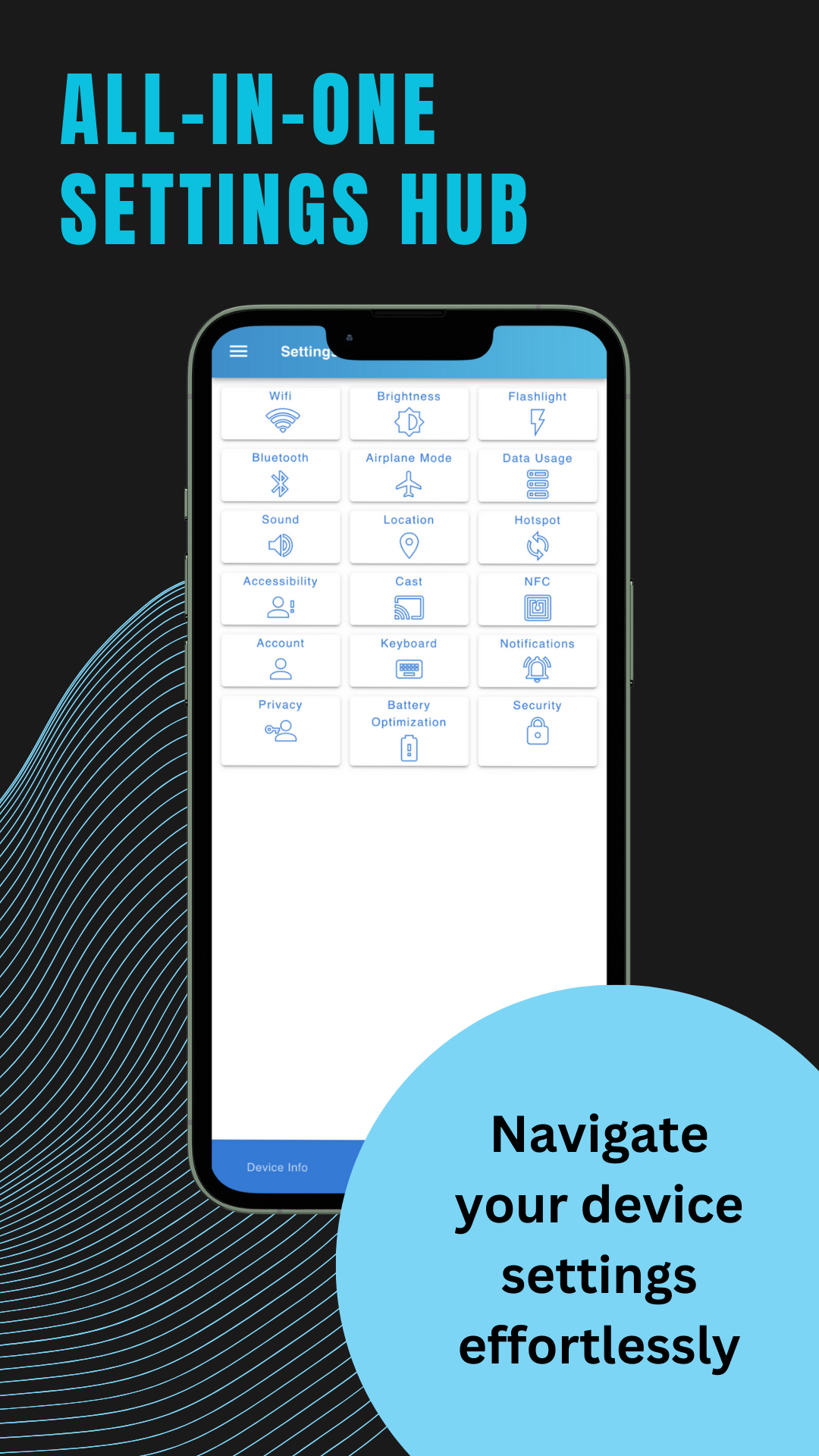 اسکرین شات 3 برنامه My Device Settings