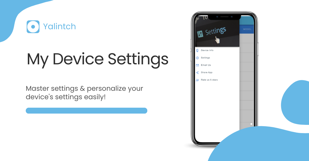 اسکرین شات 1 برنامه My Device Settings