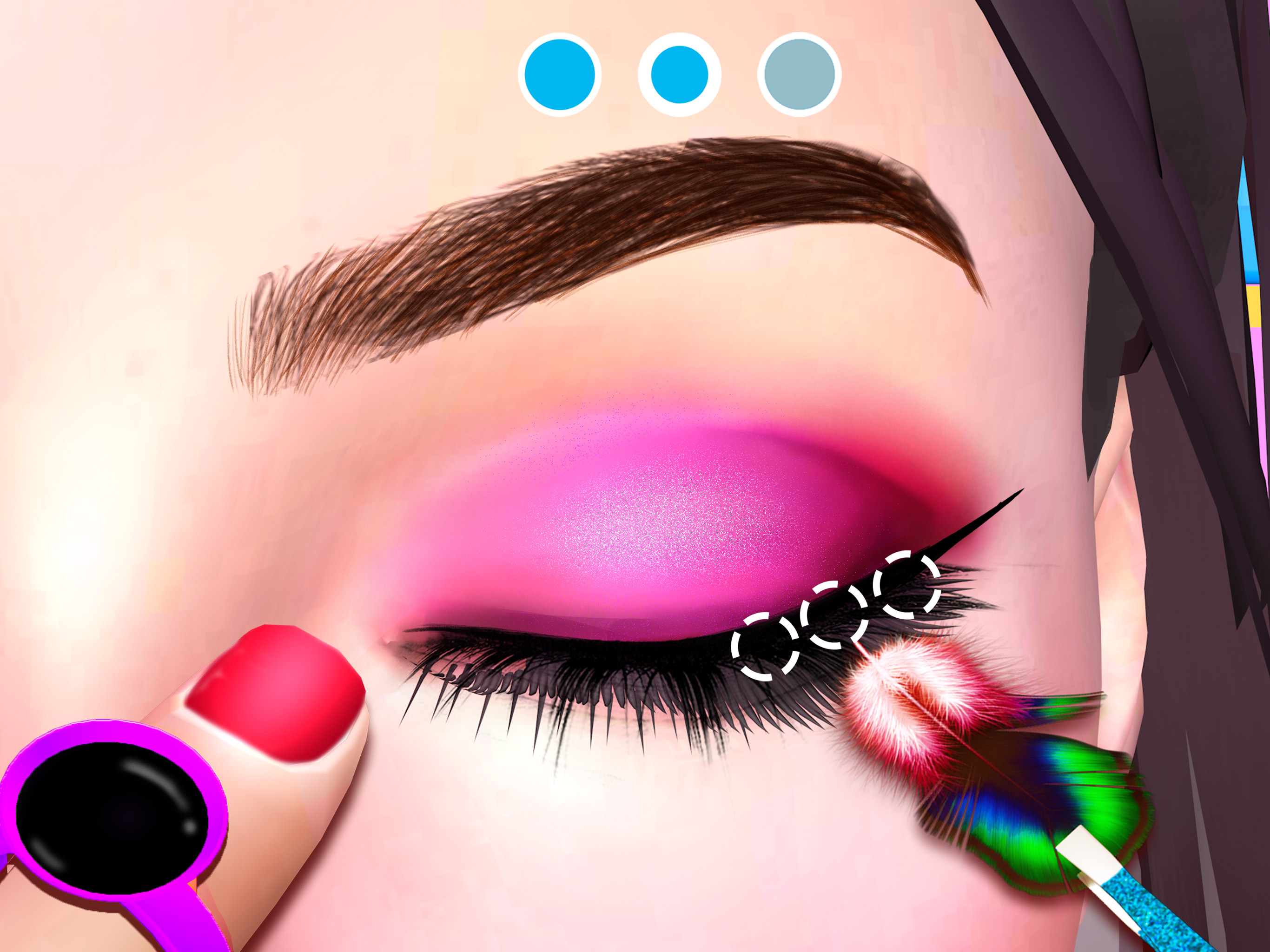 اسکرین شات 2 بازی Eye Makeup Artist Makeup Games