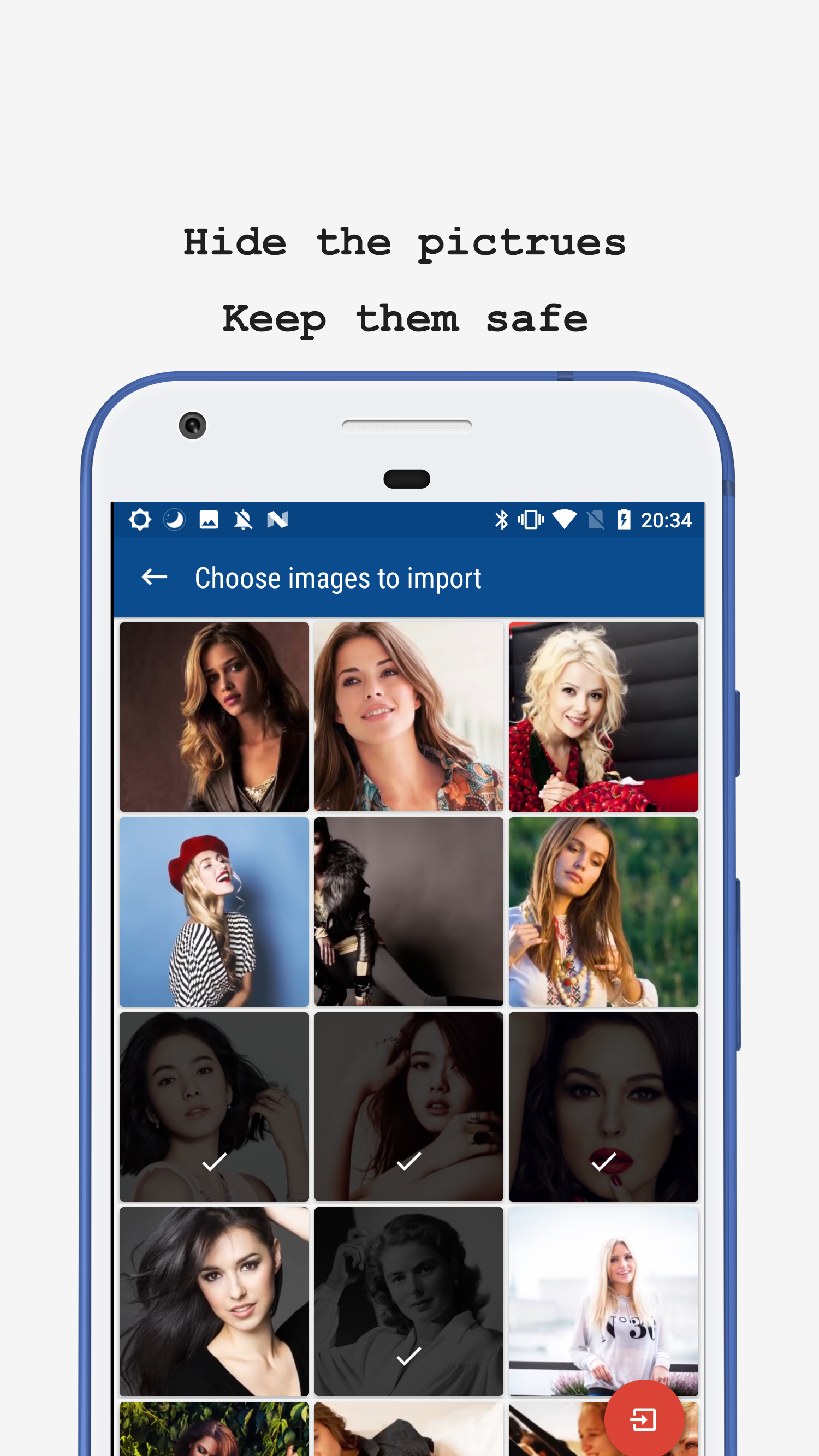 اسکرین شات 3 برنامه Calculator - Photo Vault & Vid