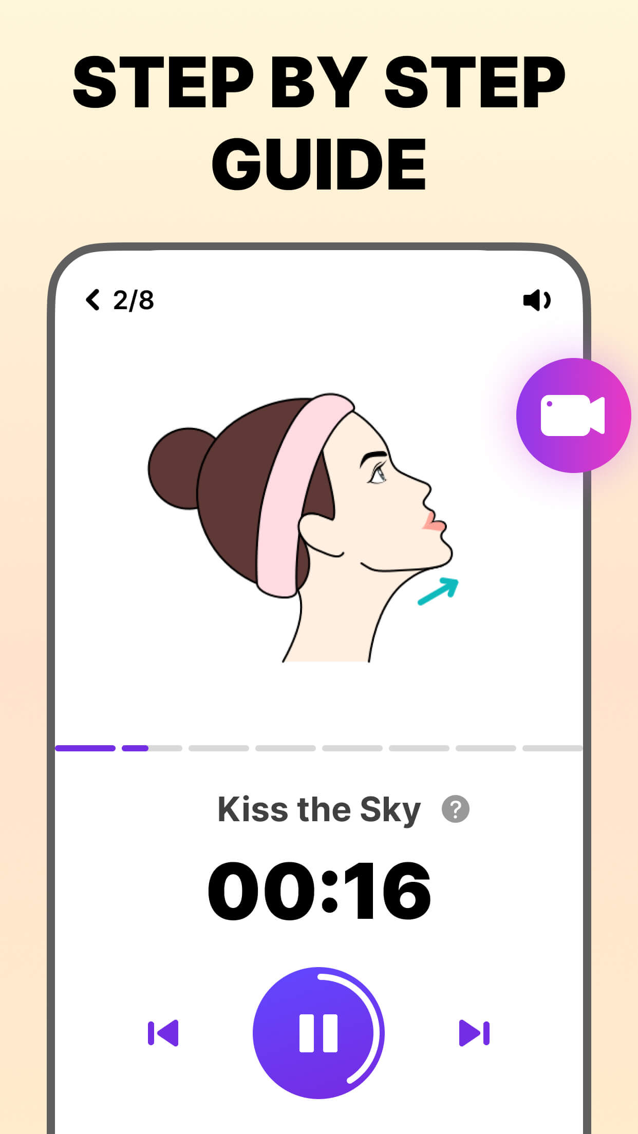 اسکرین شات 4 برنامه Face Yoga Exercises, Skin Care