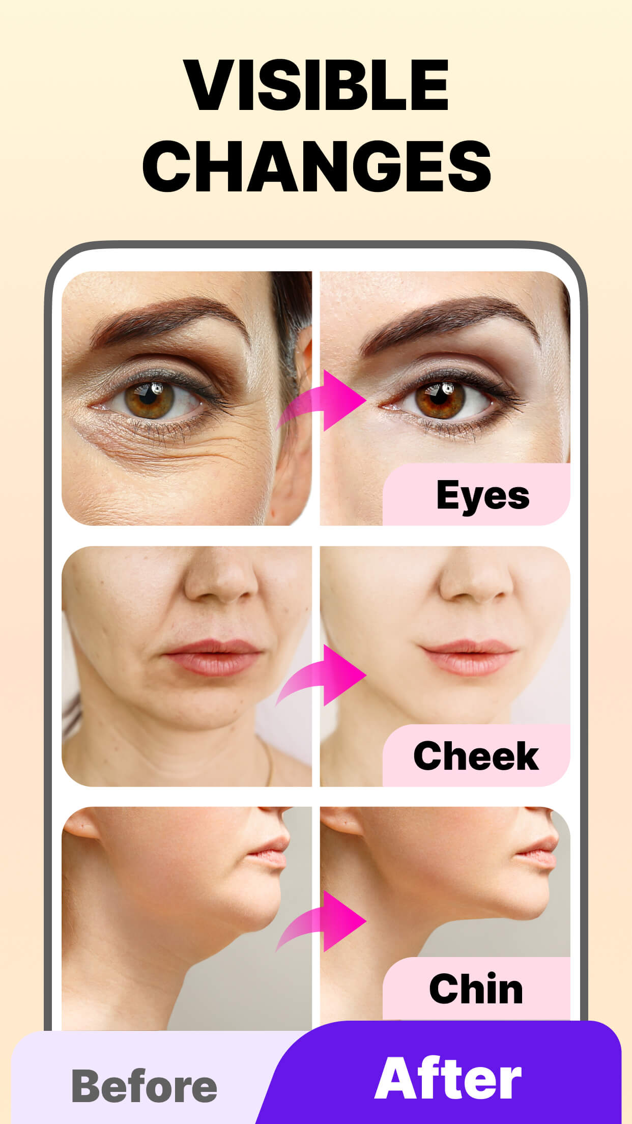 اسکرین شات 8 برنامه Face Yoga Exercises, Skin Care