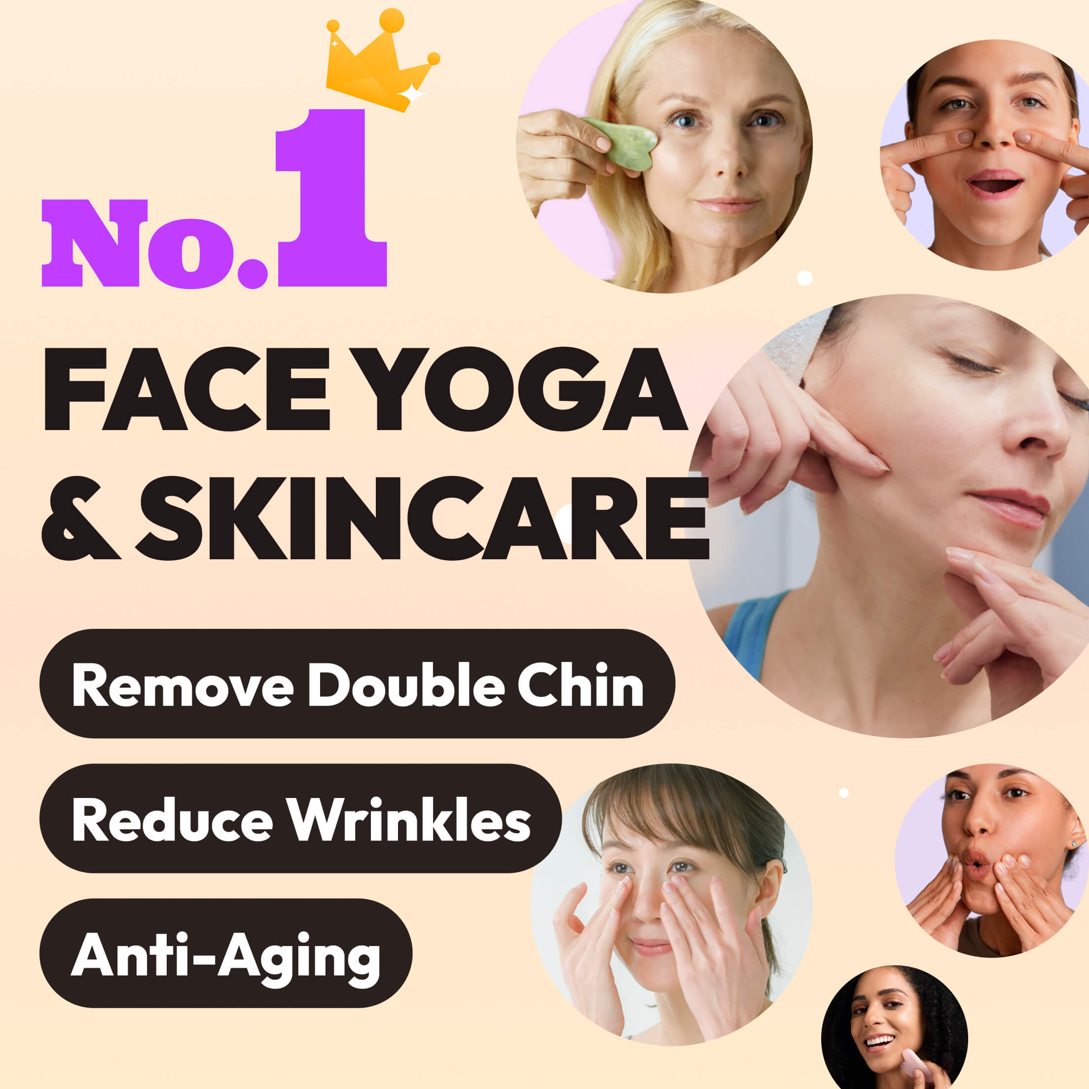 اسکرین شات برنامه Face Yoga Exercises, Skin Care 1