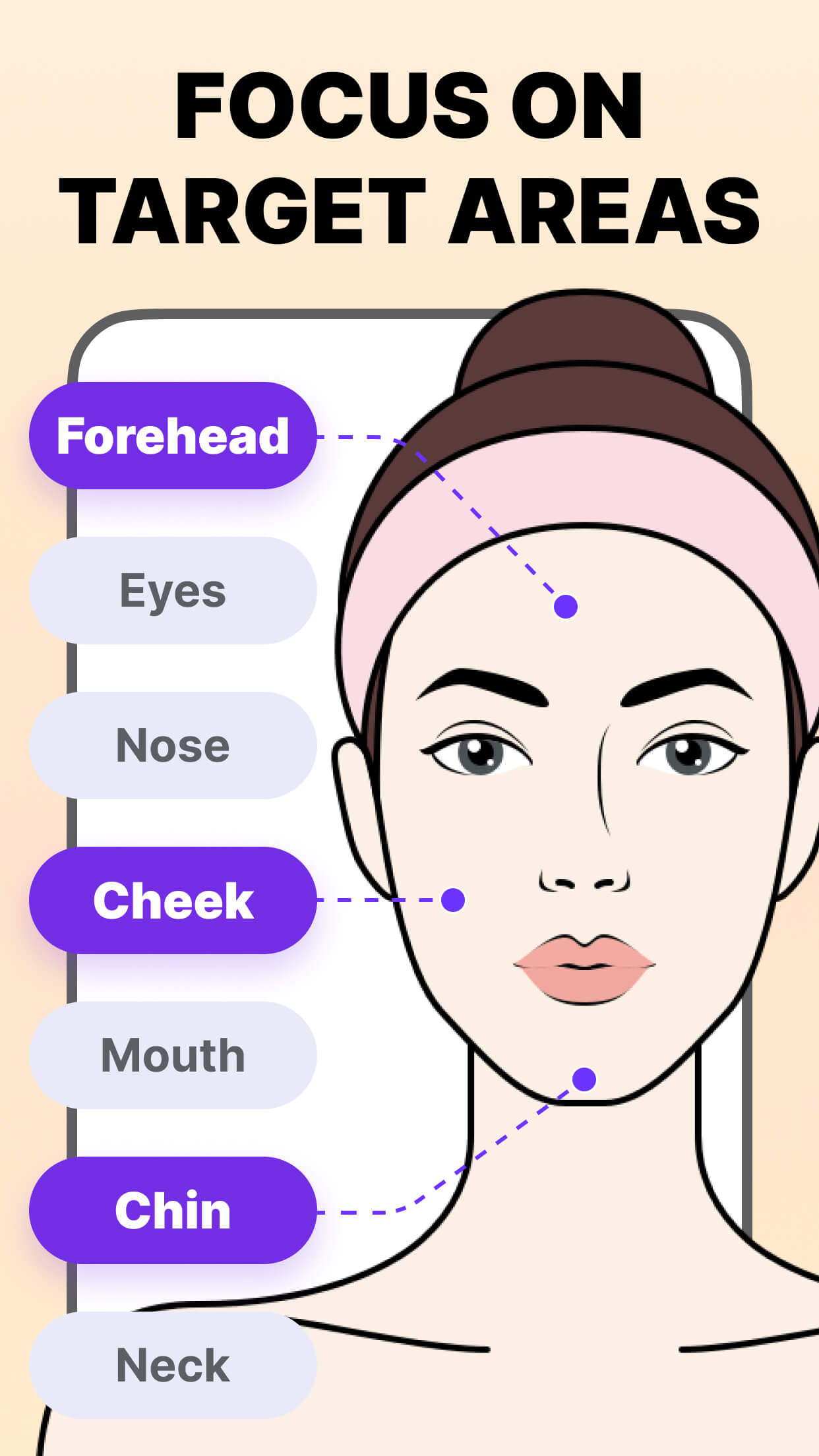 اسکرین شات 2 برنامه Face Yoga Exercises, Skin Care