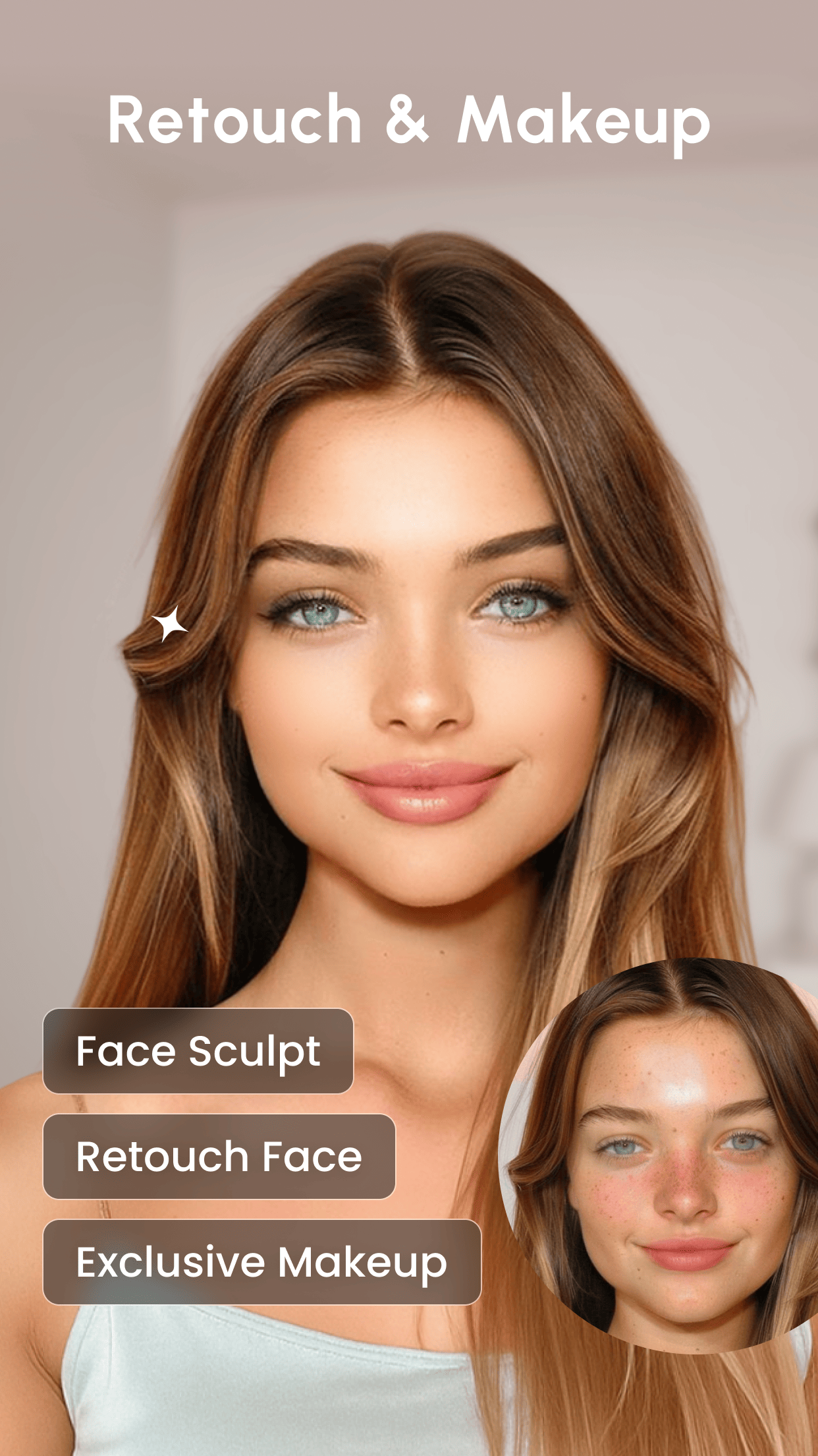 اسکرین شات 1 برنامه Face & Photo Editor - FacePic