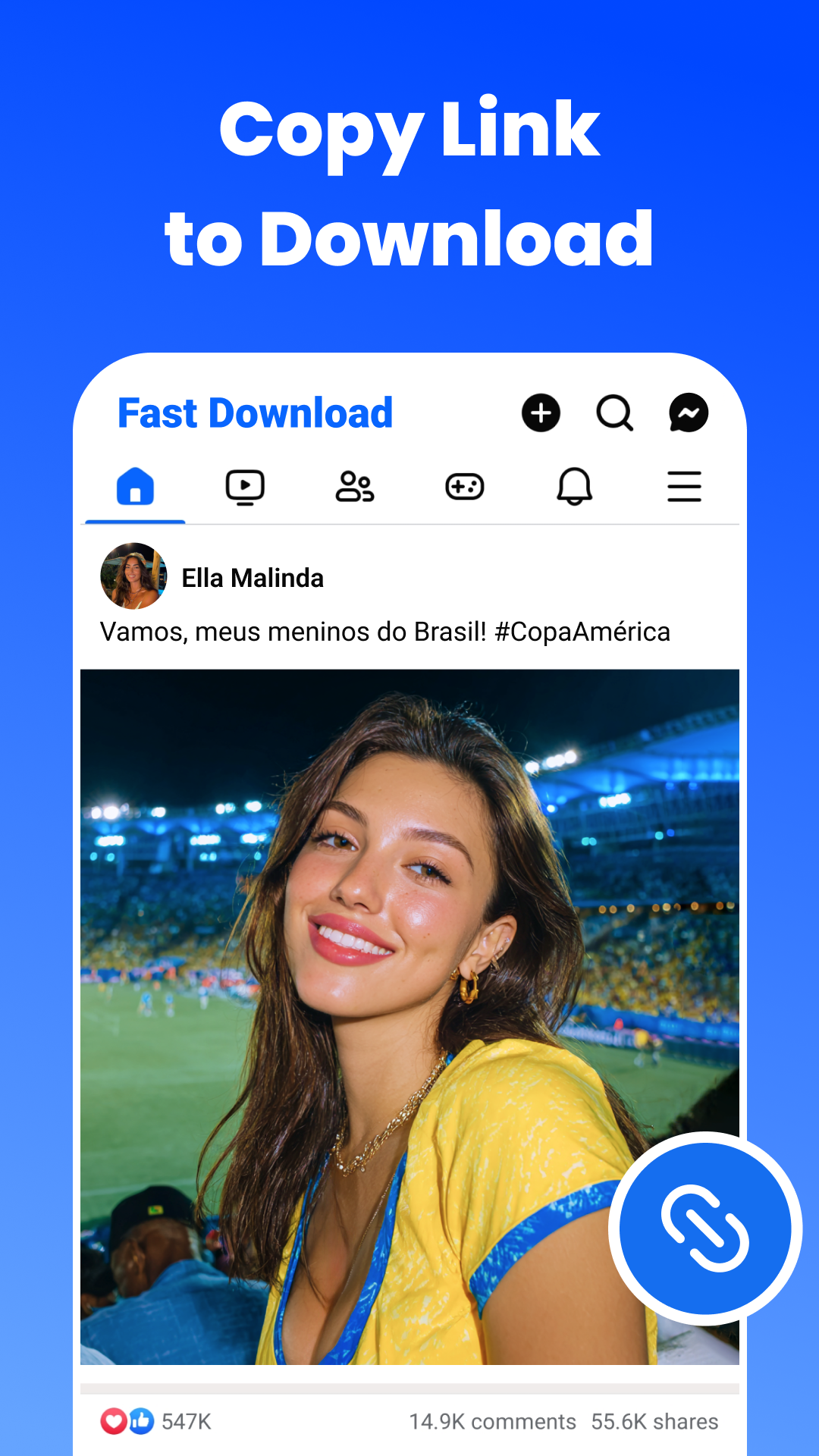 اسکرین شات 1 برنامه ahafast video downloader