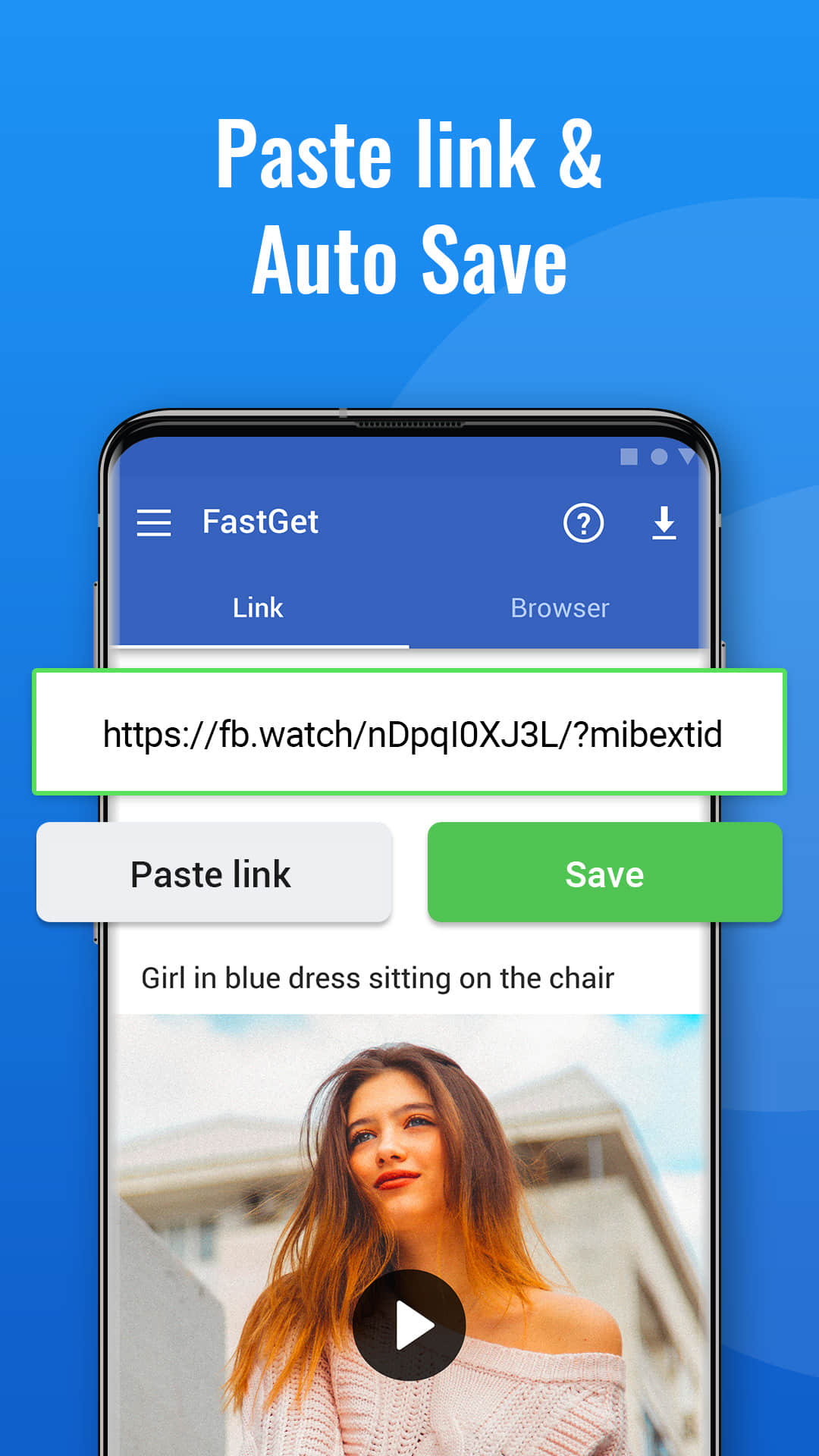 اسکرین شات 2 برنامه Video downloader for FB